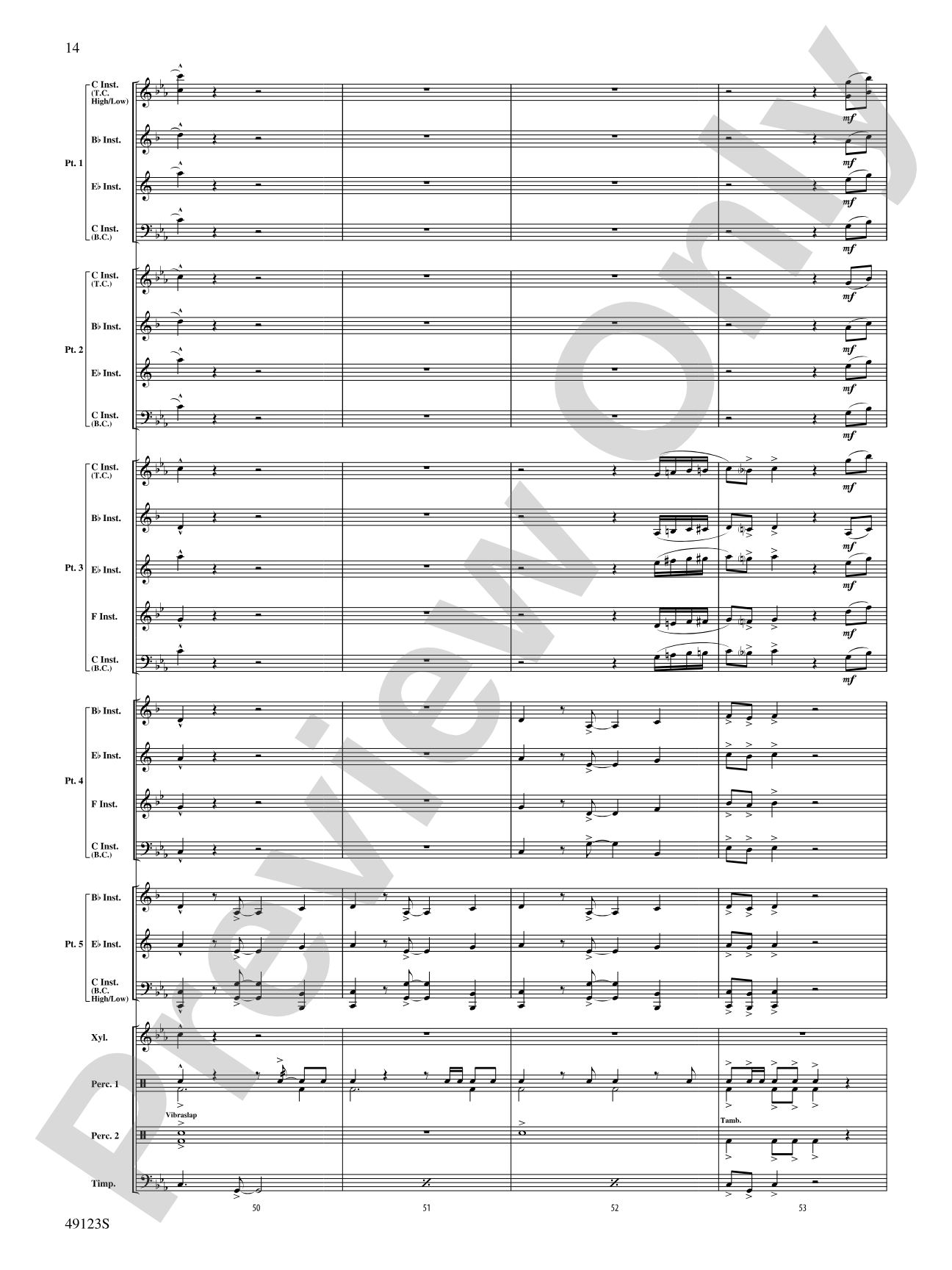 Flamingo Road: Flexible Band/String Ensemble Score & Parts