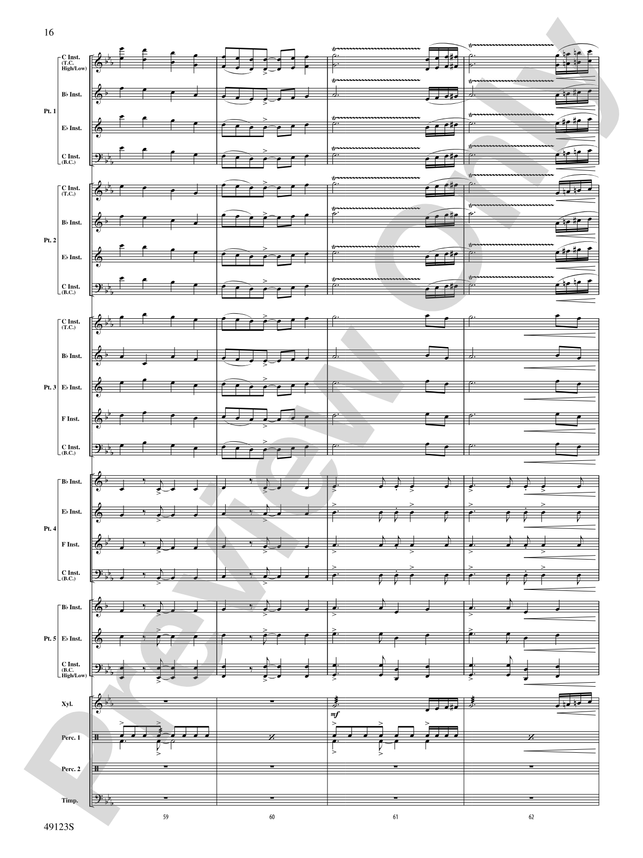Flamingo Road: Flexible Band/String Ensemble Score & Parts