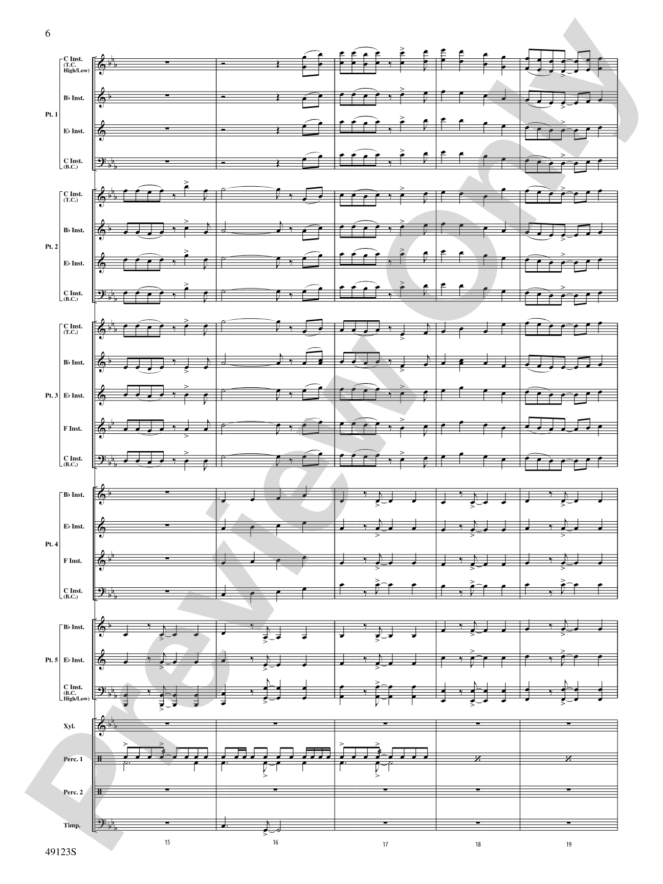 Flamingo Road: Flexible Band/String Ensemble Score & Parts