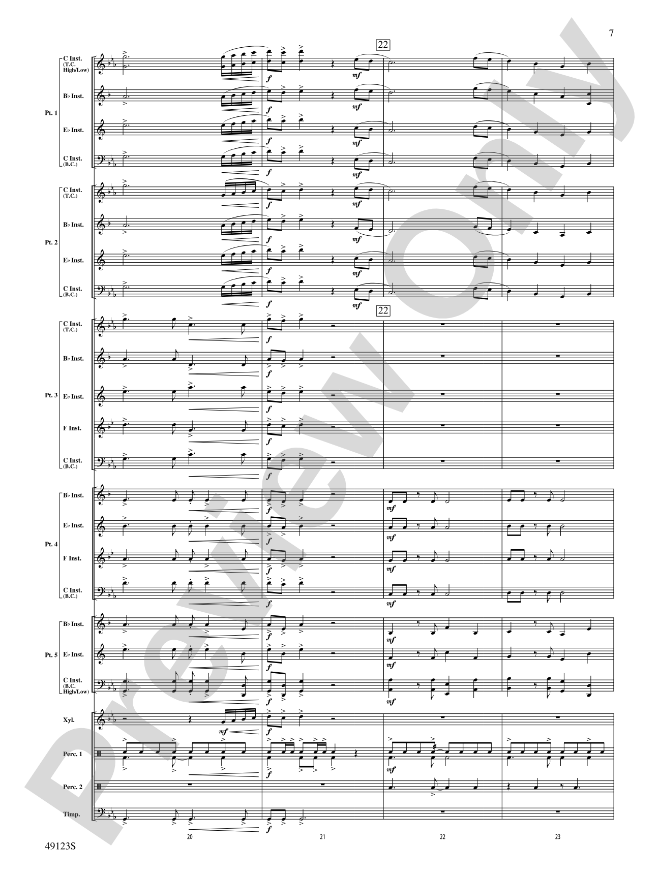 Flamingo Road: Flexible Band/String Ensemble Score & Parts