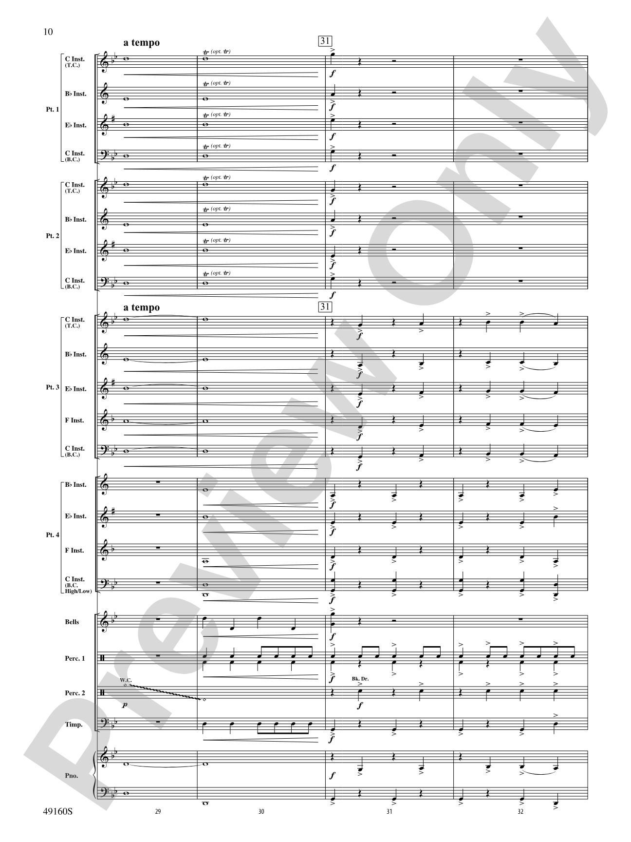 Vulcan's Forge: Flexible Band/String Ensemble Score & Parts