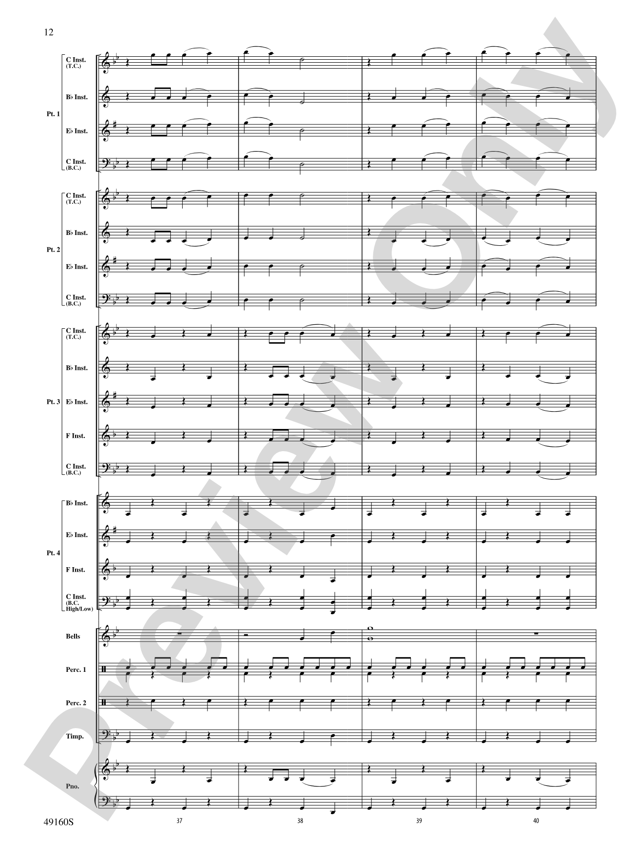 Vulcan's Forge: Flexible Band/String Ensemble Score & Parts