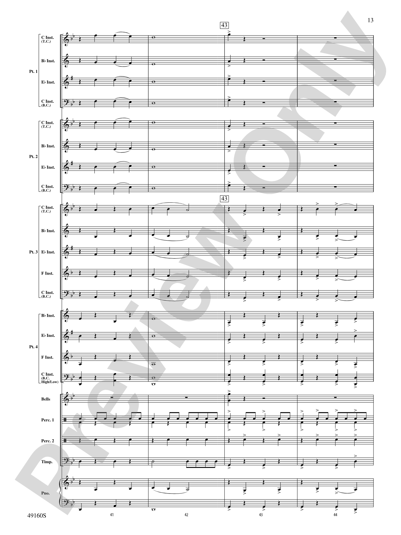 Vulcan's Forge: Flexible Band/String Ensemble Score & Parts