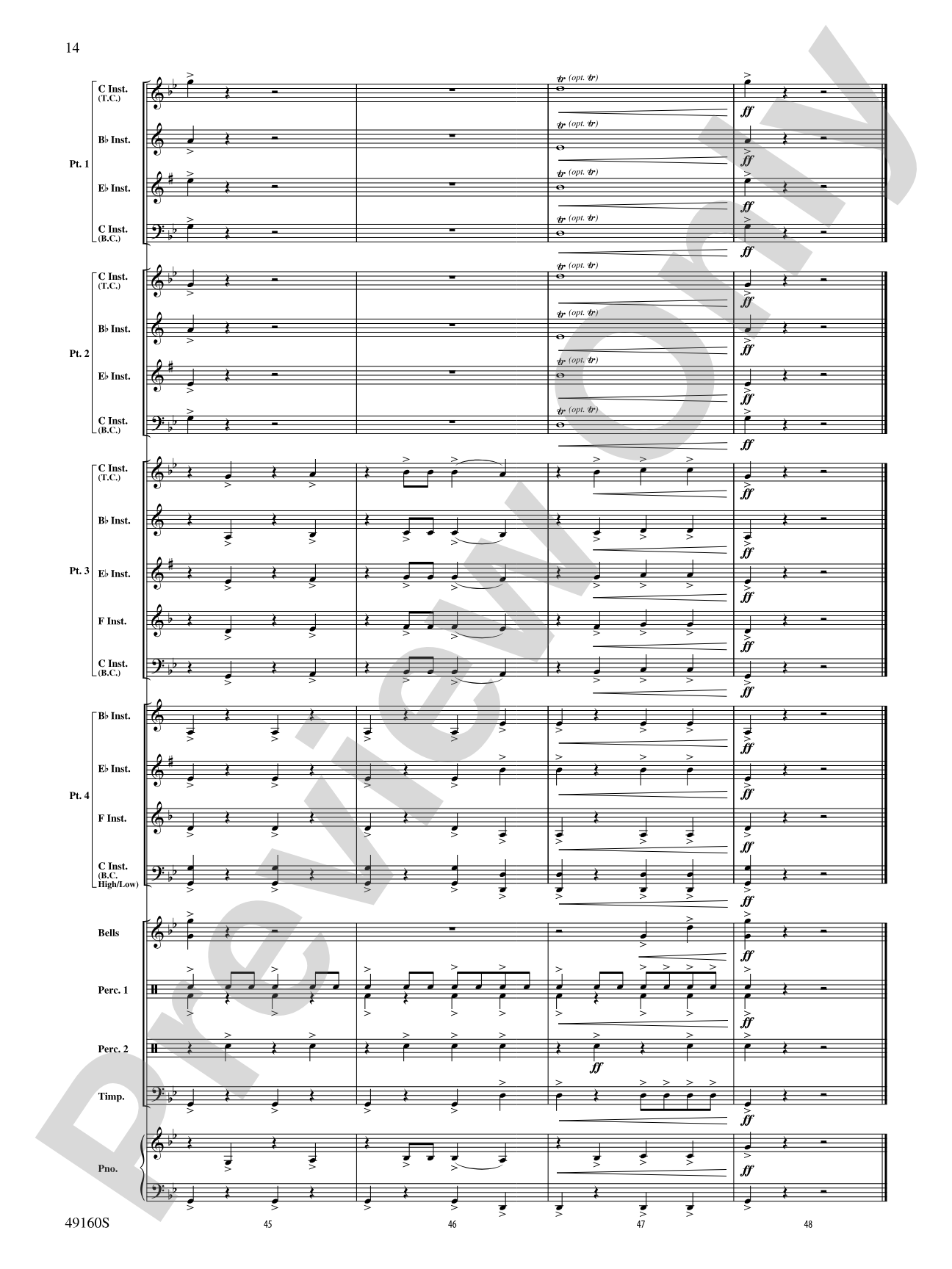 Vulcan's Forge: Flexible Band/String Ensemble Score & Parts