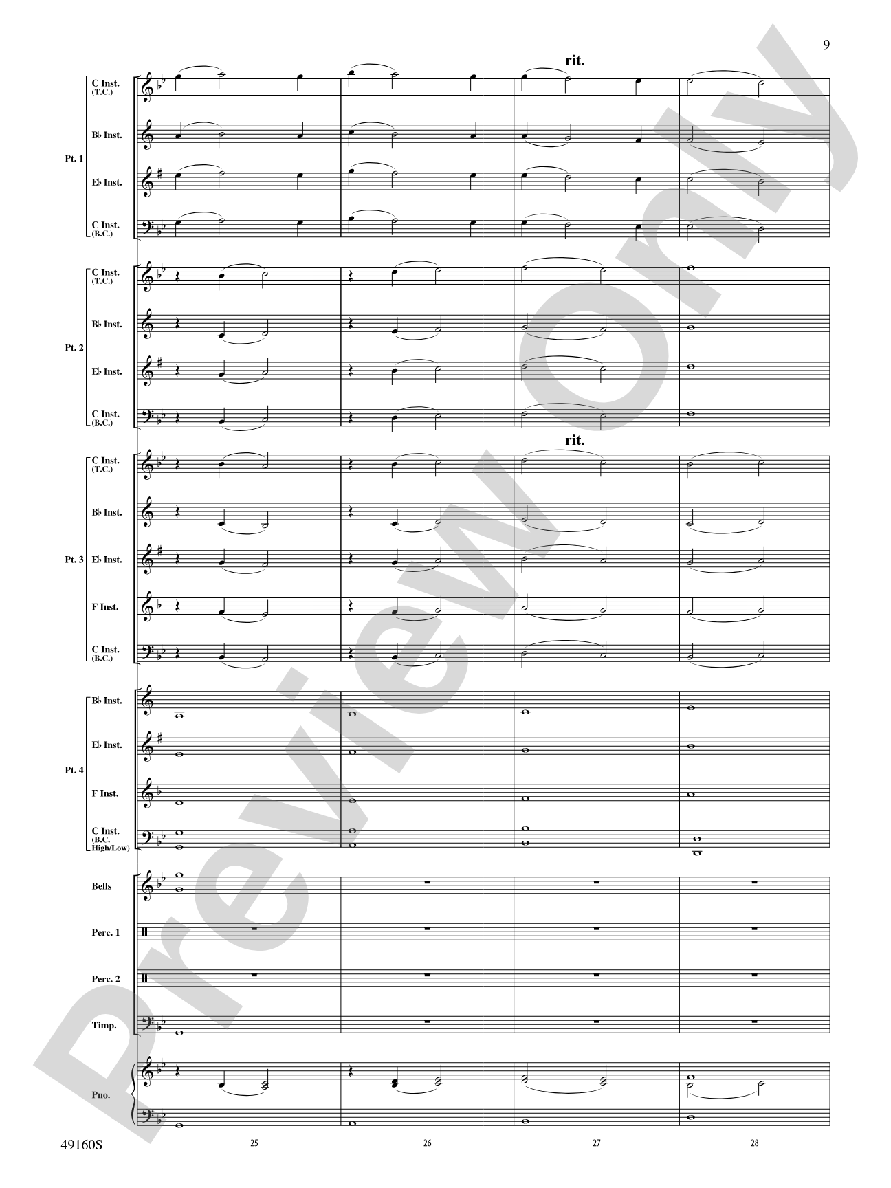 Vulcan's Forge: Flexible Band/String Ensemble Score & Parts