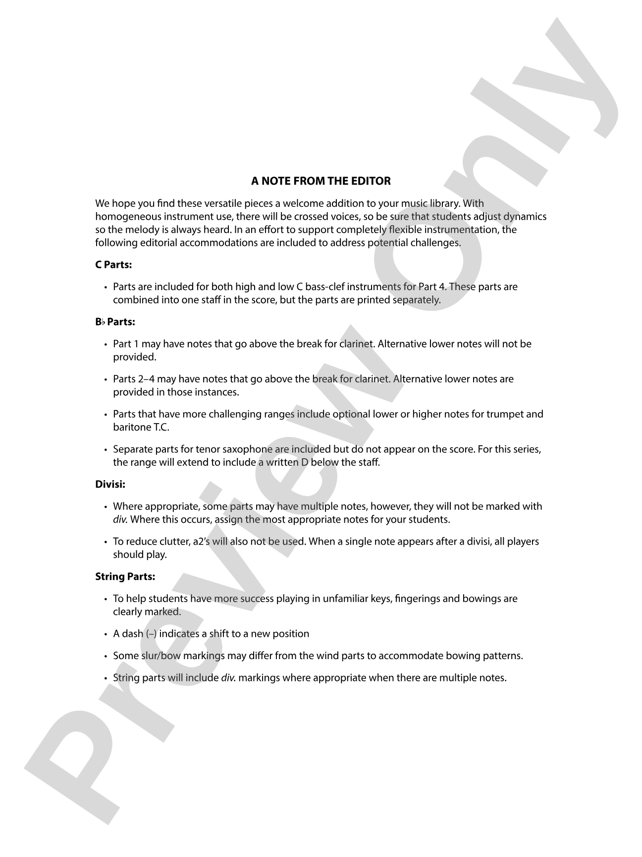 Great Beginnings: Flexible Band/String Ensemble Score & Parts