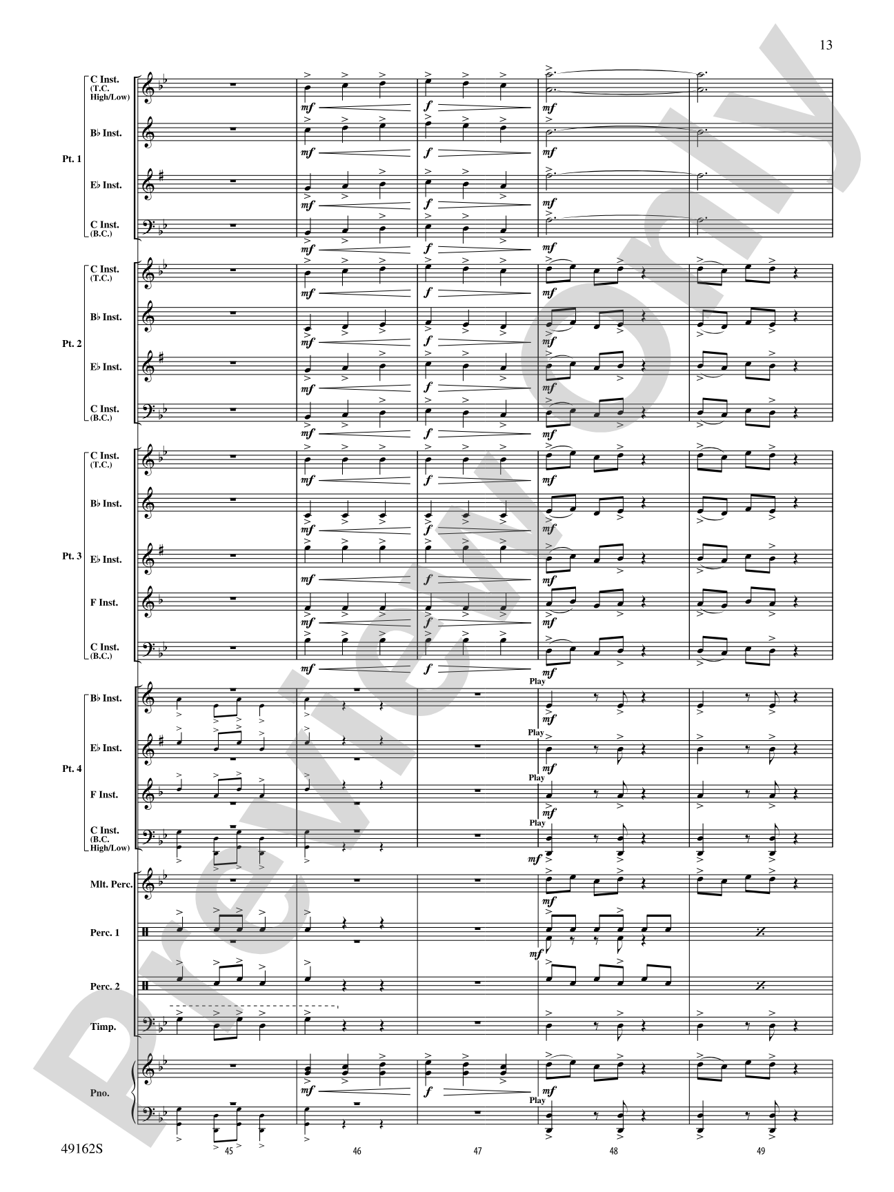 Residence of the Lords: Flexible Band/String Ensemble Score & Parts