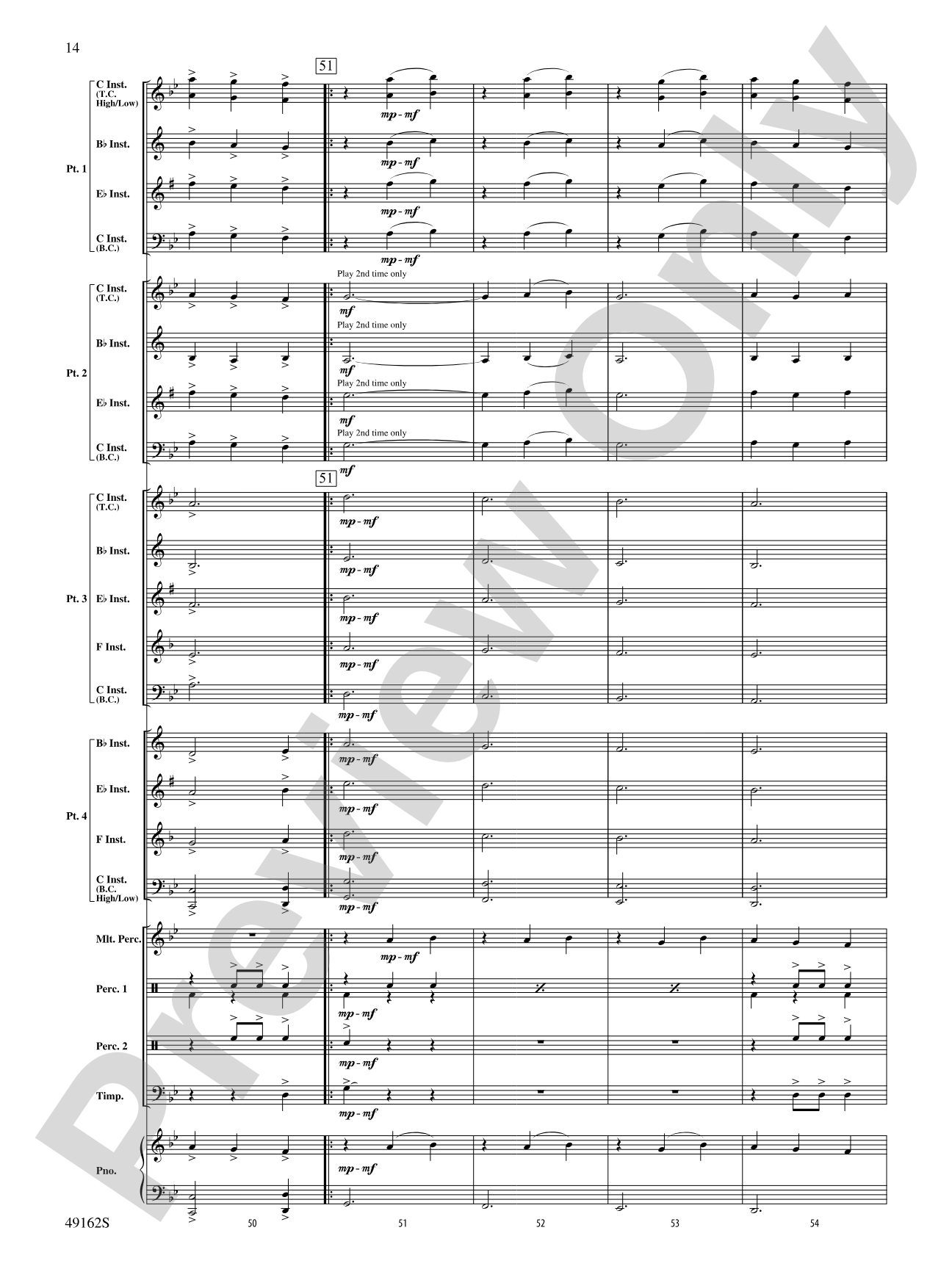 Residence of the Lords: Flexible Band/String Ensemble Score & Parts