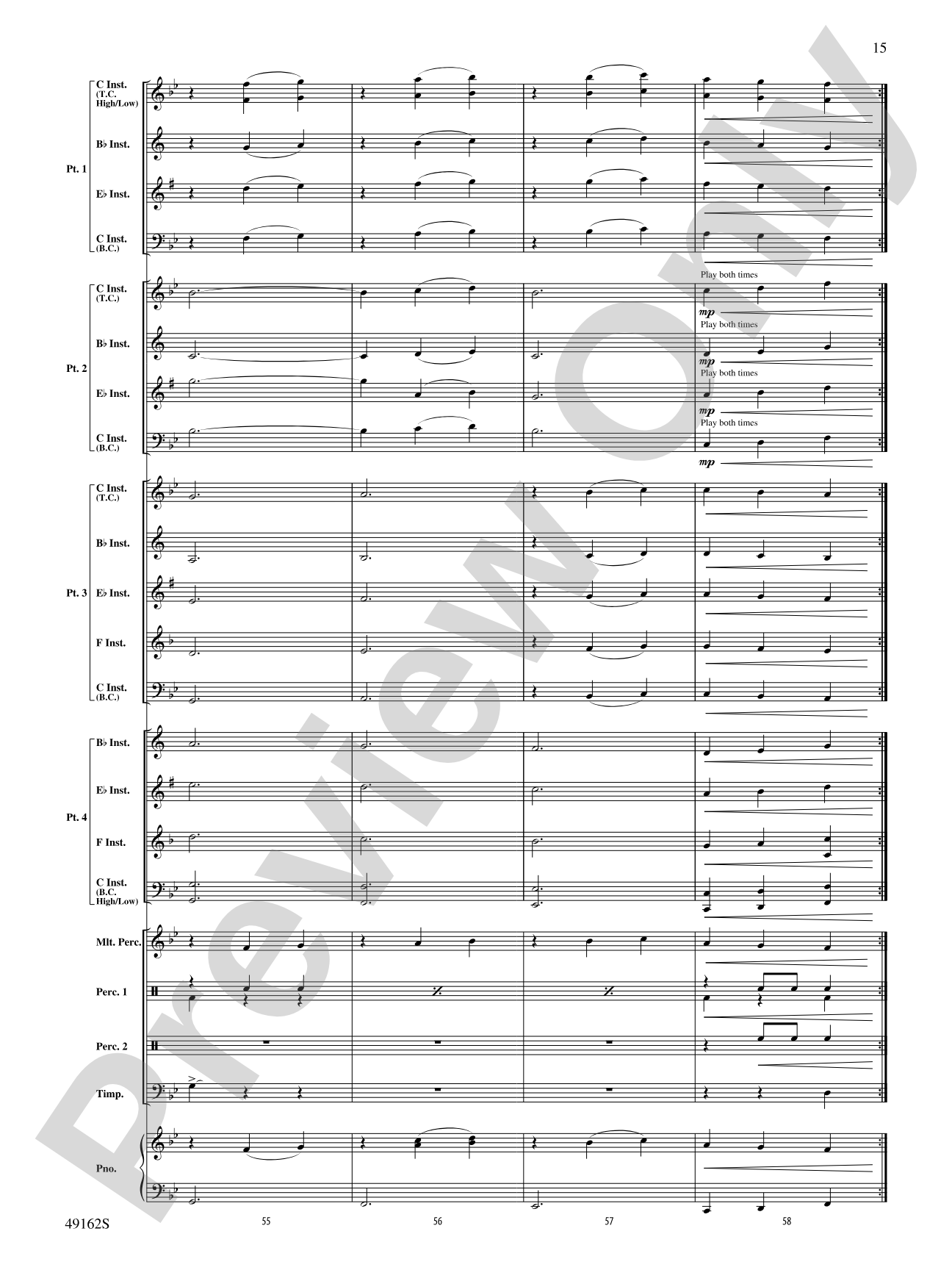 Residence of the Lords: Flexible Band/String Ensemble Score & Parts