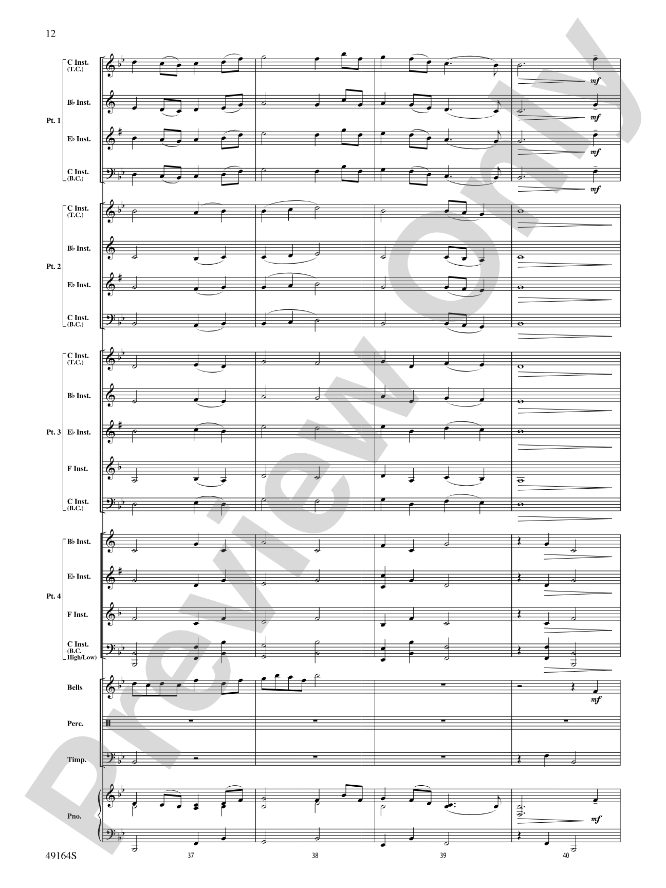 Down by the Salley Gardens: Flexible Band/String Ensemble Score & Parts