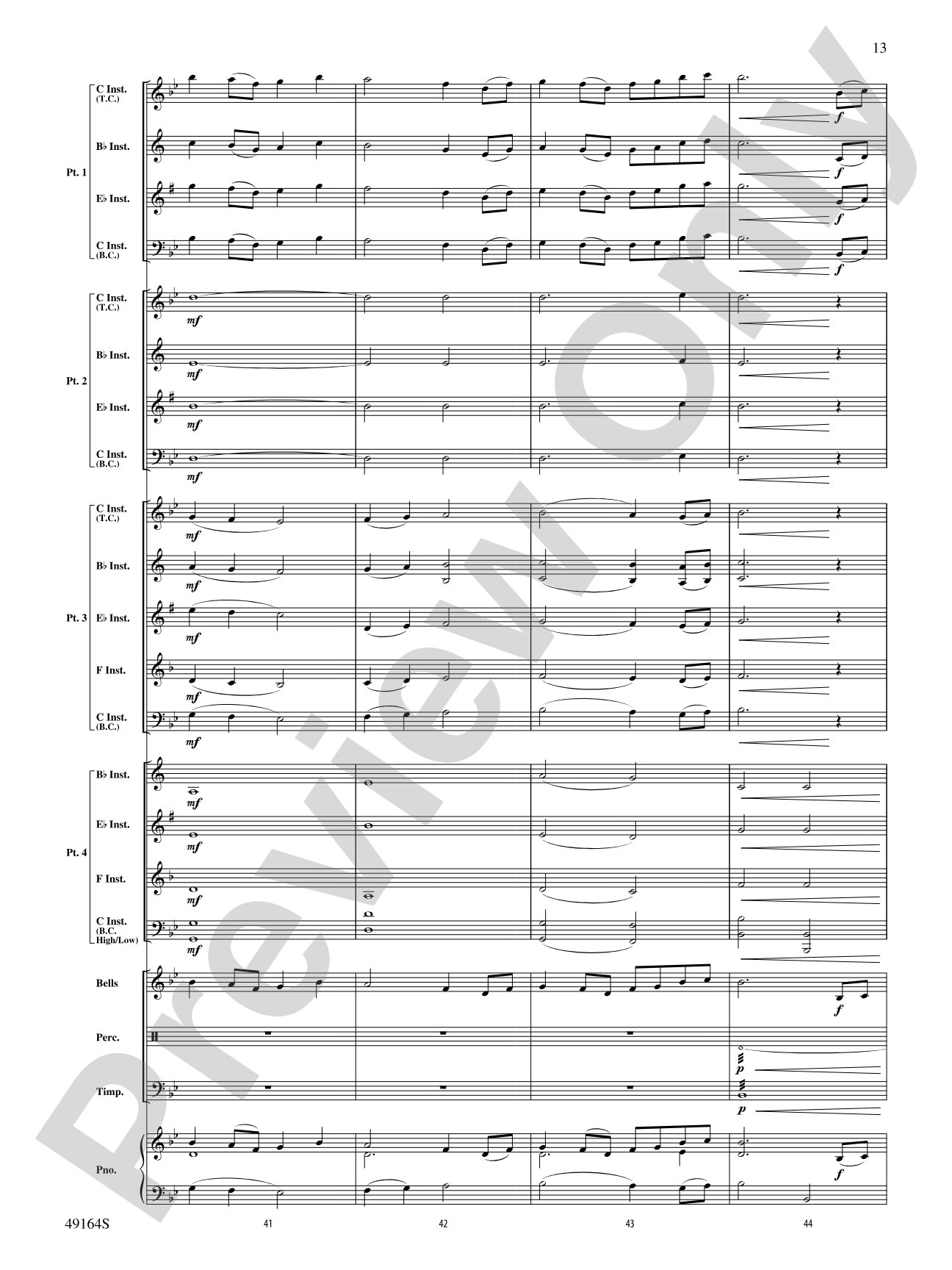 Down by the Salley Gardens: Flexible Band/String Ensemble Score & Parts