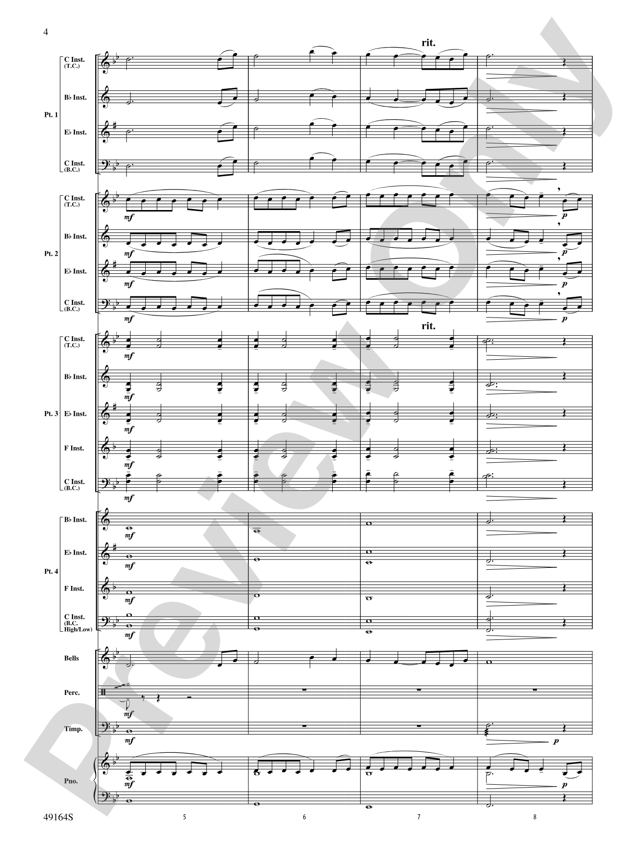 Down by the Salley Gardens: Flexible Band/String Ensemble Score & Parts