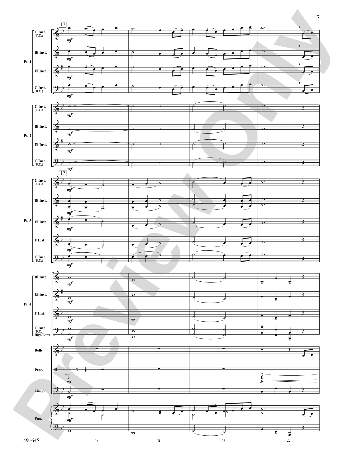 Down by the Salley Gardens: Flexible Band/String Ensemble Score & Parts