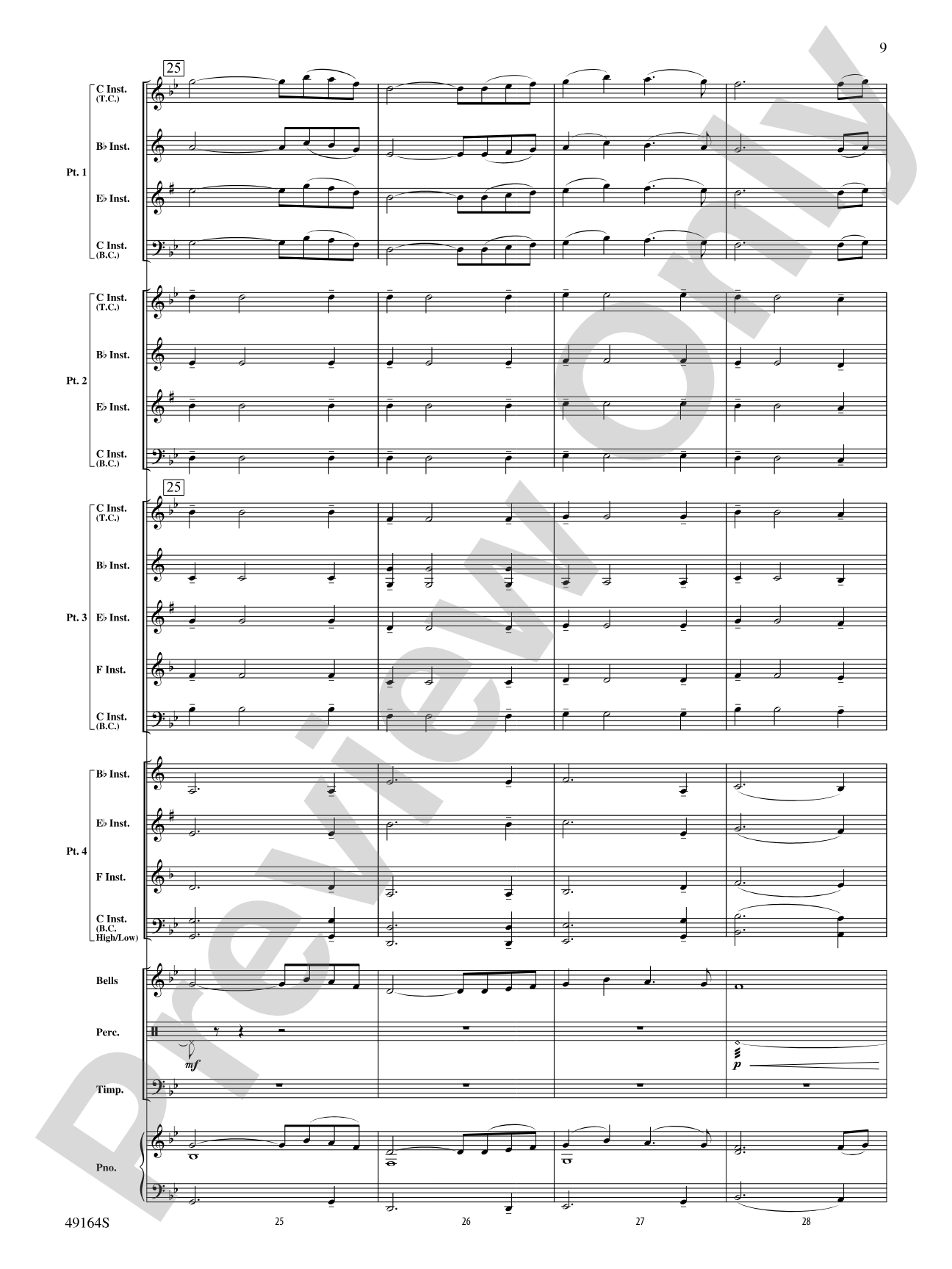 Down by the Salley Gardens: Flexible Band/String Ensemble Score & Parts
