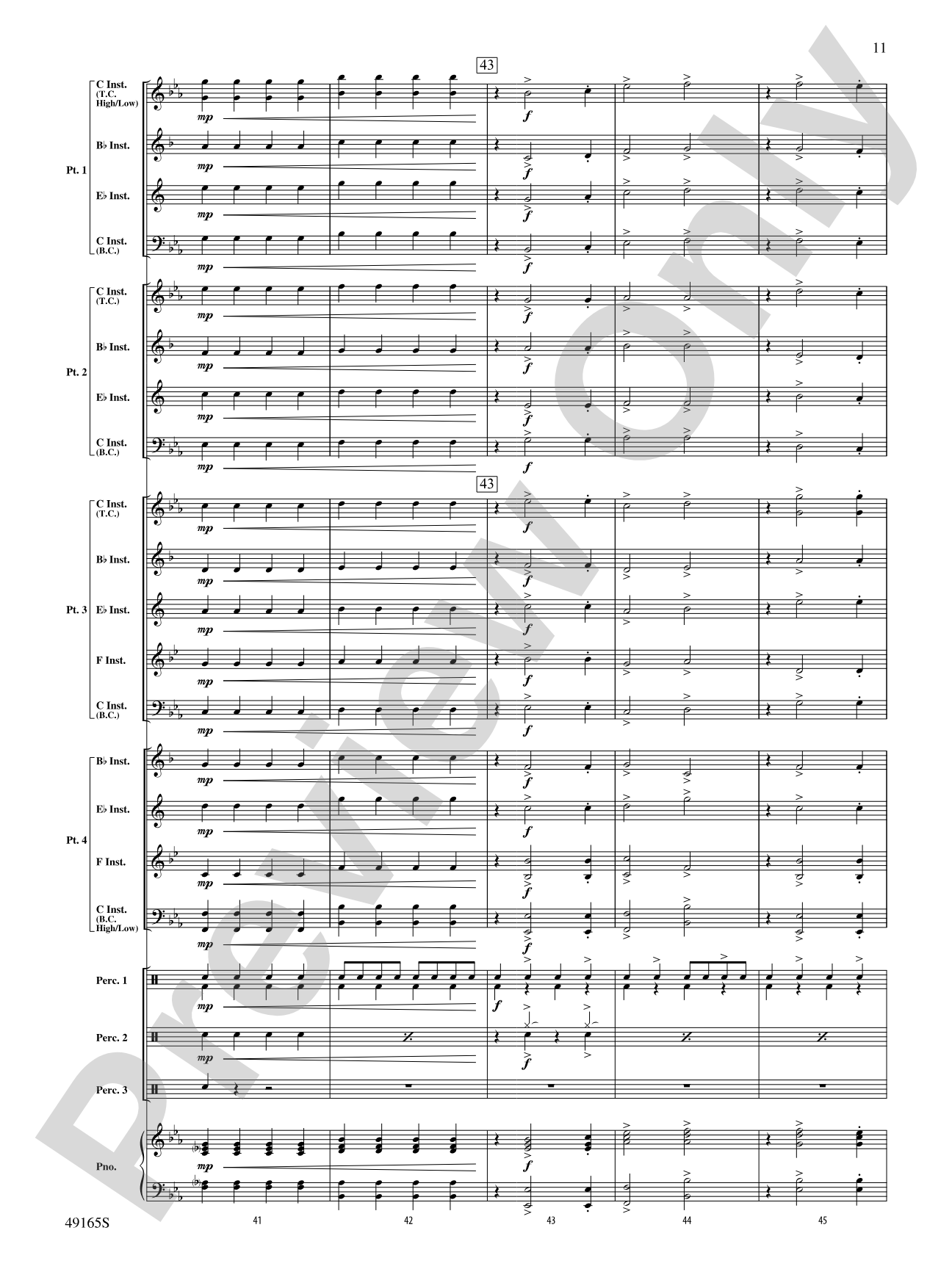 I Got Rhythm: Flexible Band/String Ensemble Score & Parts