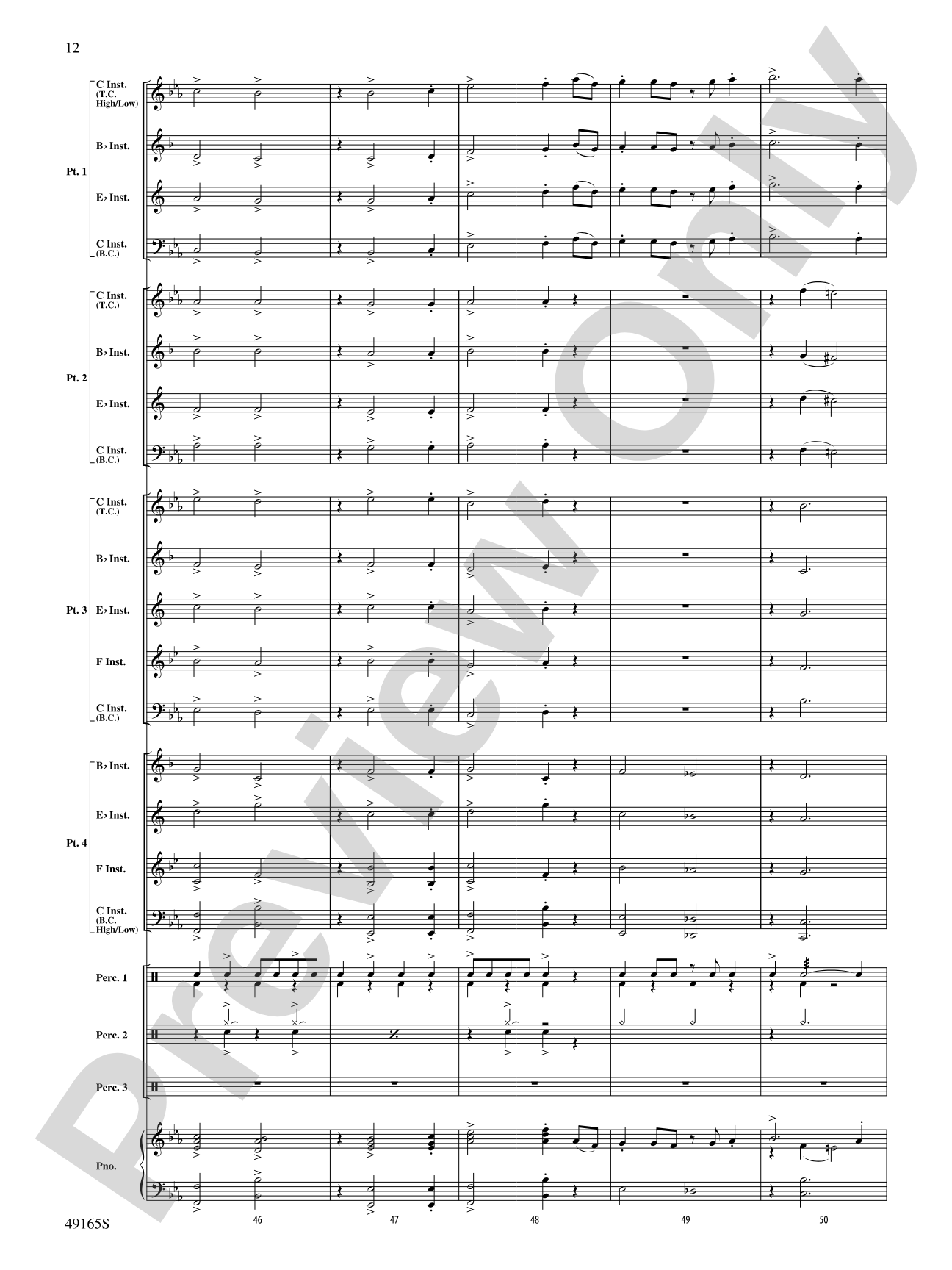 I Got Rhythm: Flexible Band/String Ensemble Score & Parts