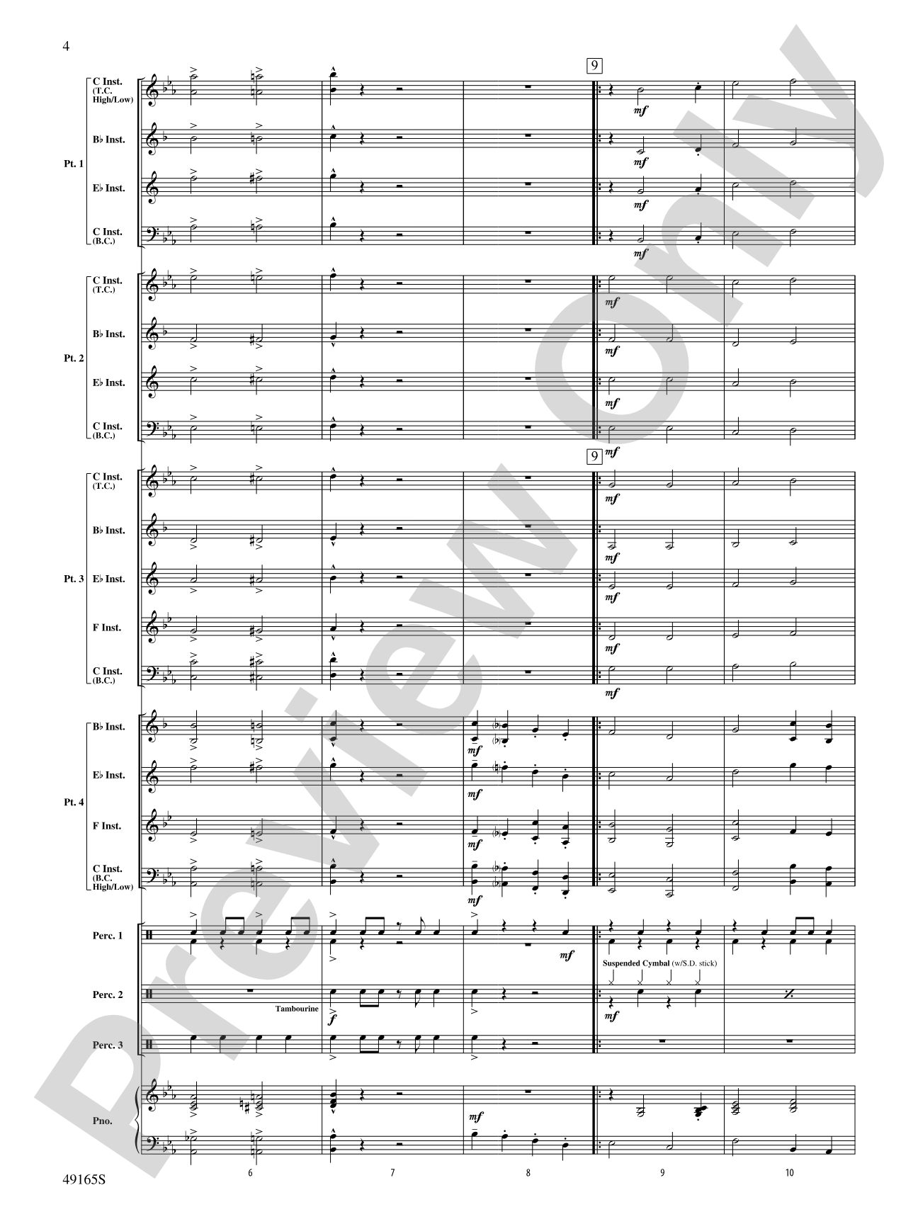 I Got Rhythm: Flexible Band/String Ensemble Score & Parts