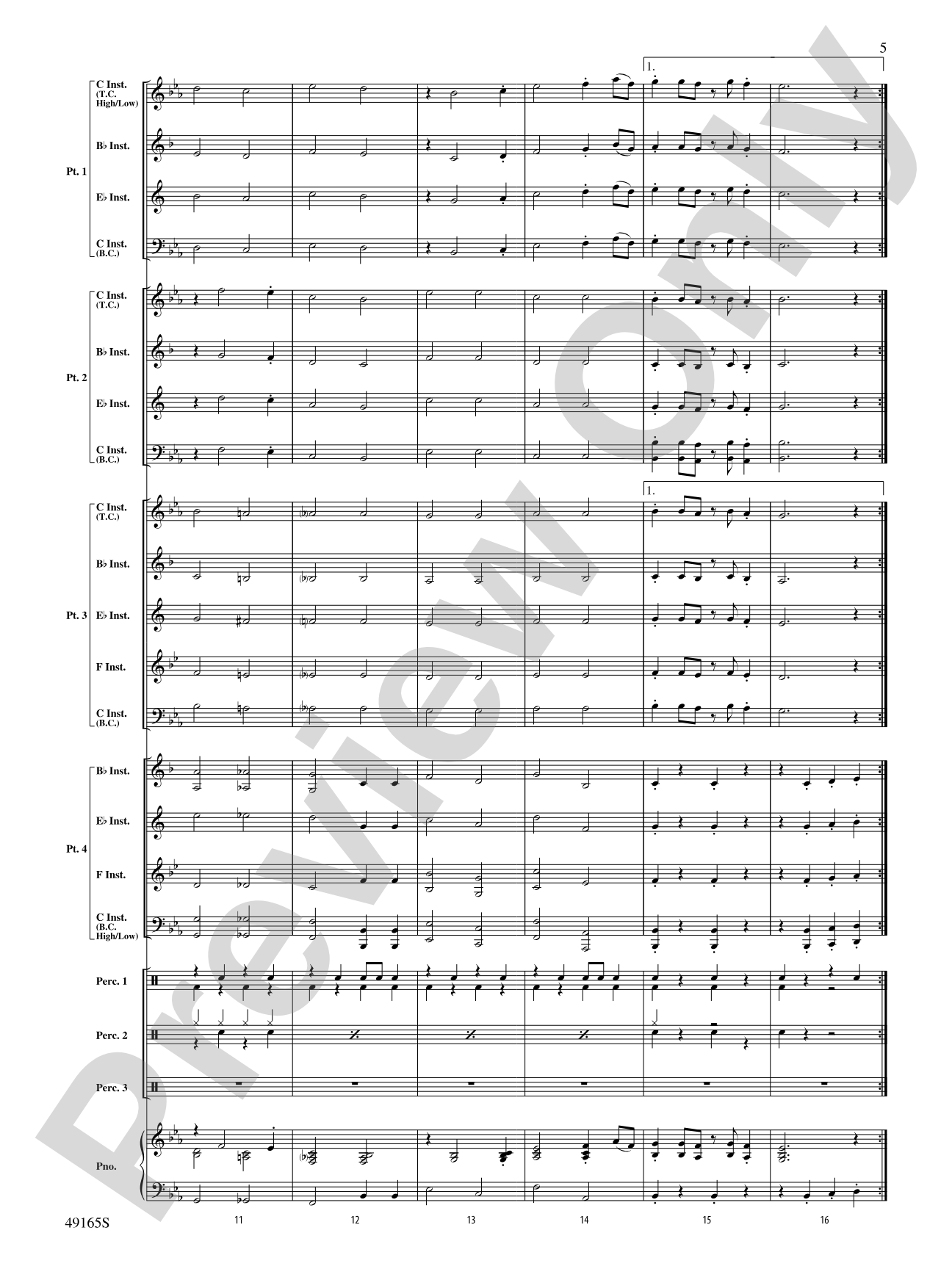 I Got Rhythm: Flexible Band/String Ensemble Score & Parts