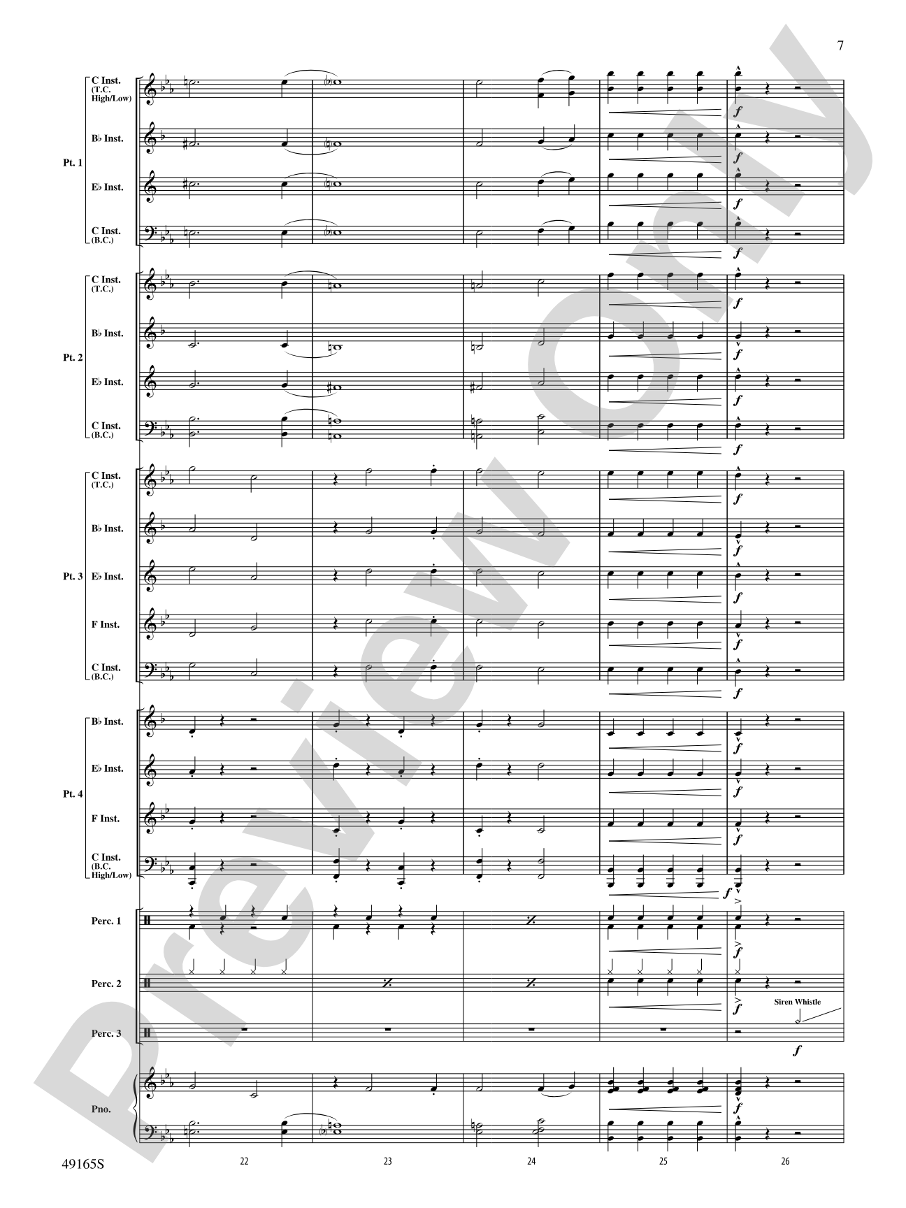 I Got Rhythm: Flexible Band/String Ensemble Score & Parts