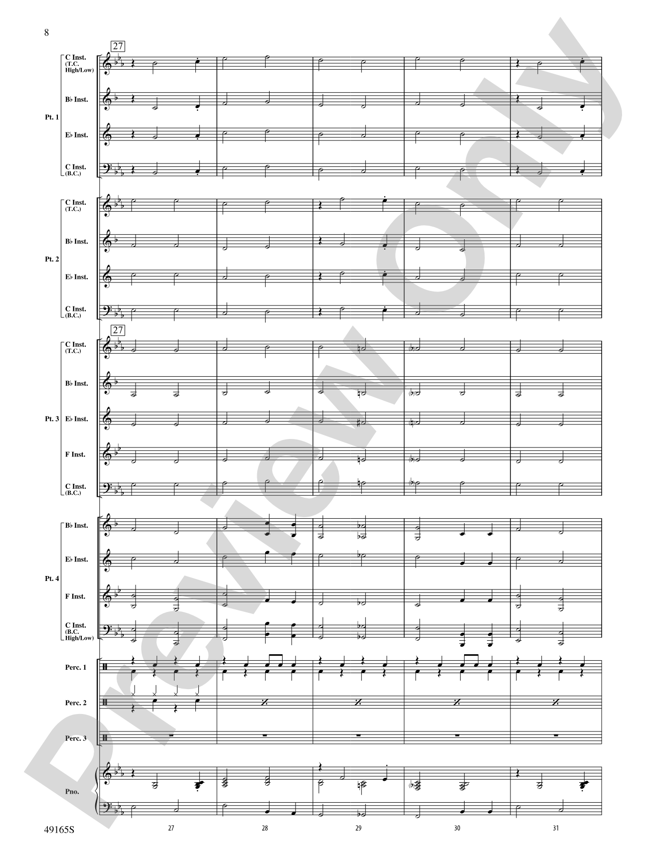 I Got Rhythm: Flexible Band/String Ensemble Score & Parts