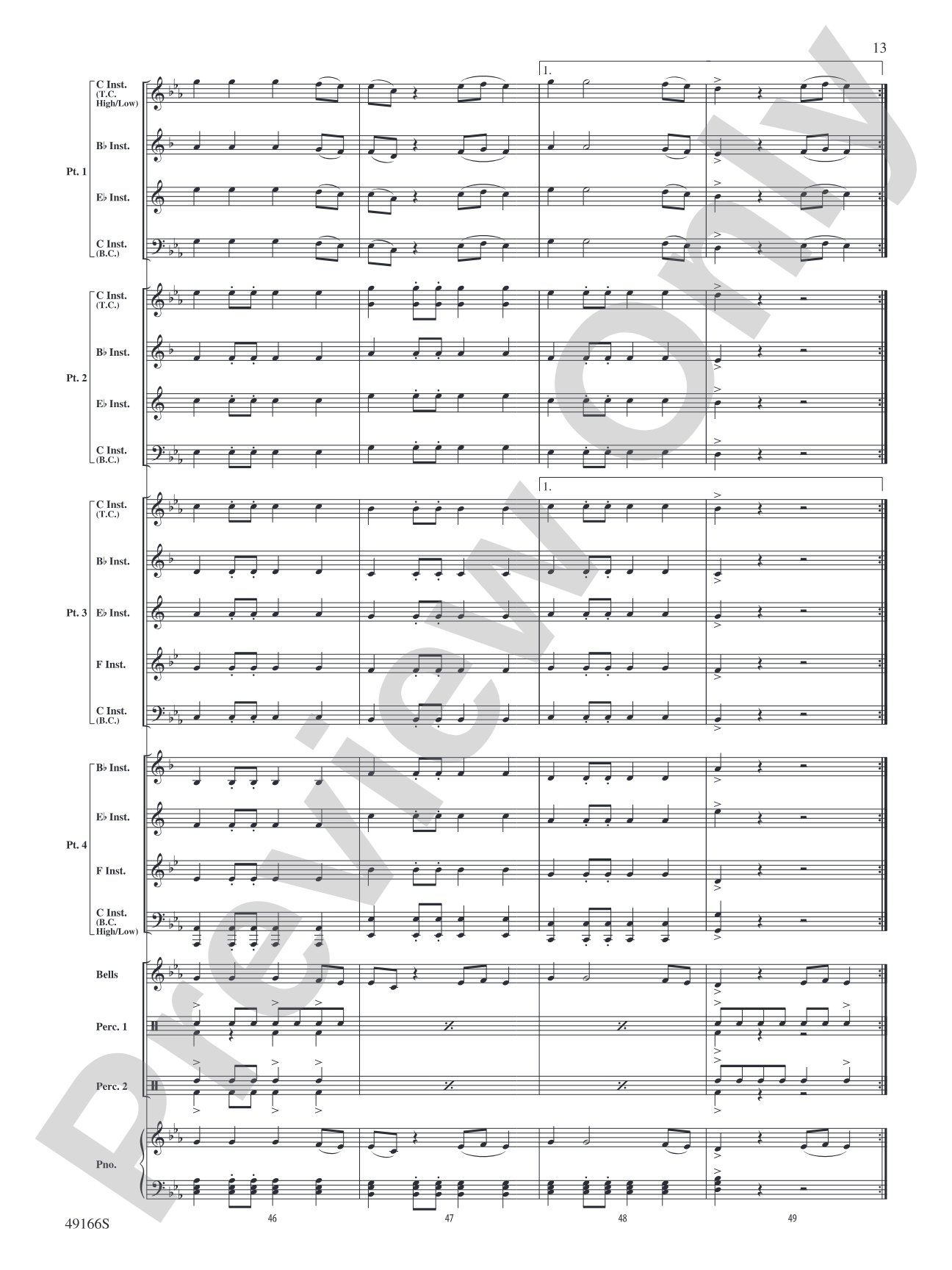 High Hopes: Flexible Band/String Ensemble Score & Parts