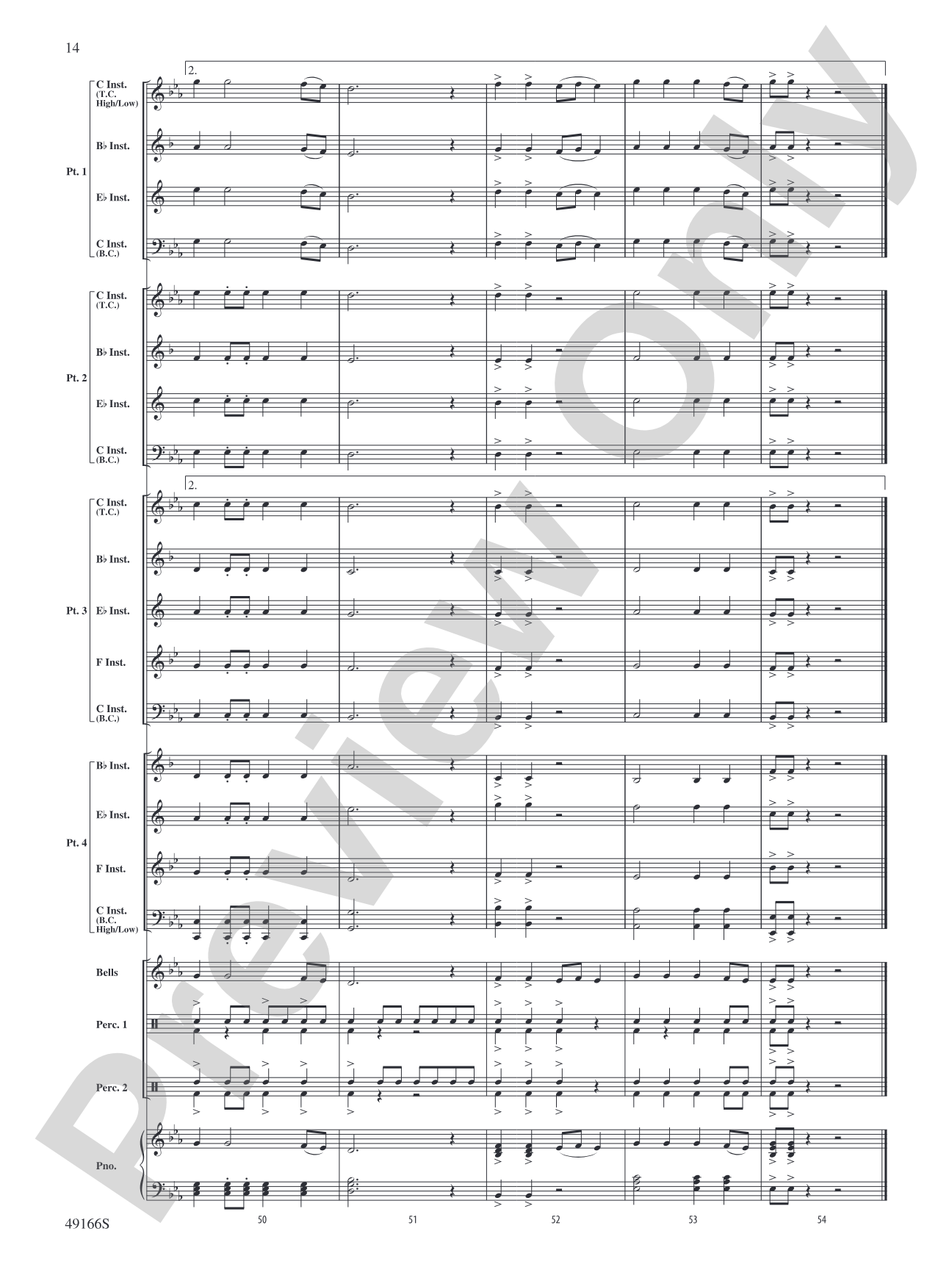 High Hopes: Flexible Band/String Ensemble Score & Parts