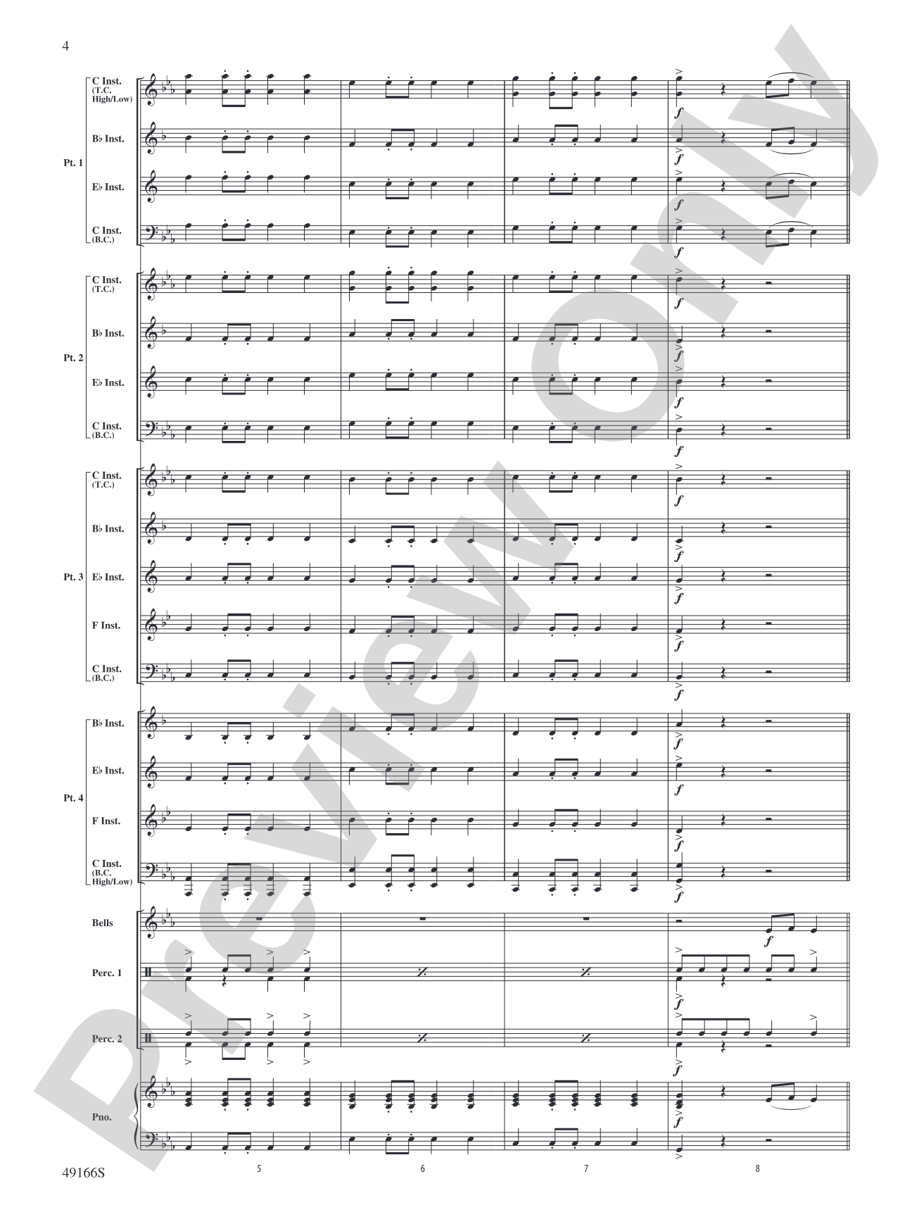 High Hopes: Flexible Band/String Ensemble Score & Parts