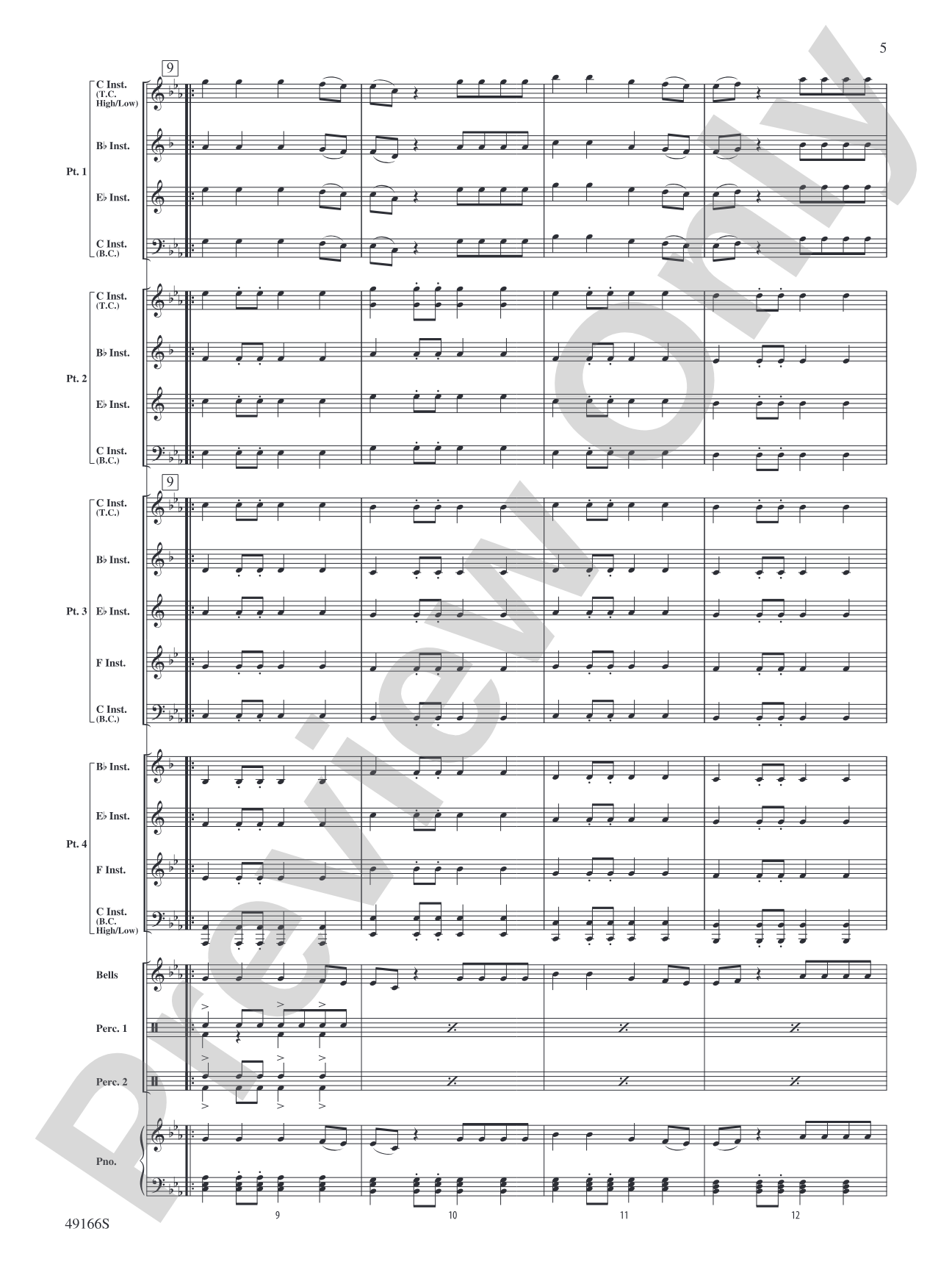 High Hopes: Flexible Band/String Ensemble Score & Parts