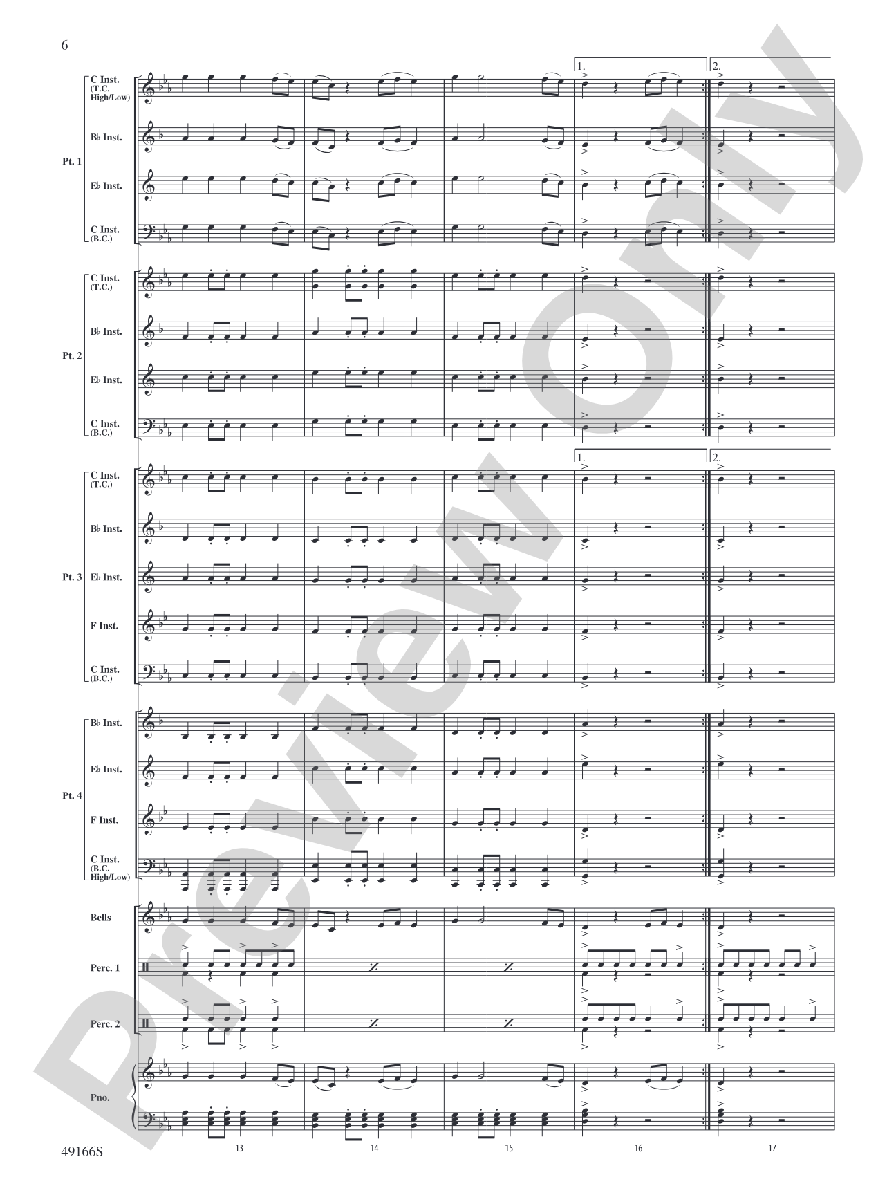 High Hopes: Flexible Band/String Ensemble Score & Parts