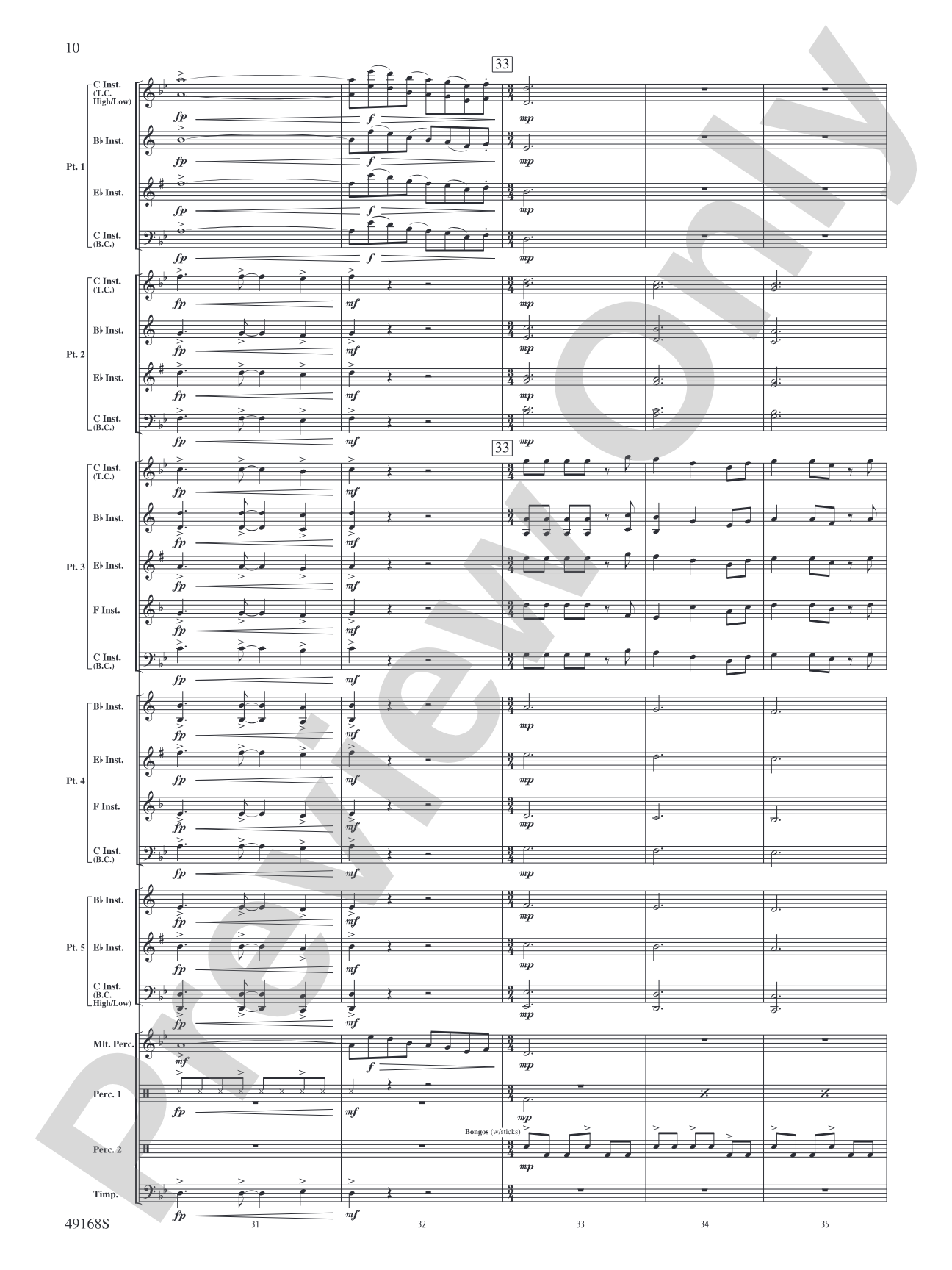 Derivations: Flexible Band/String Ensemble Score & Parts