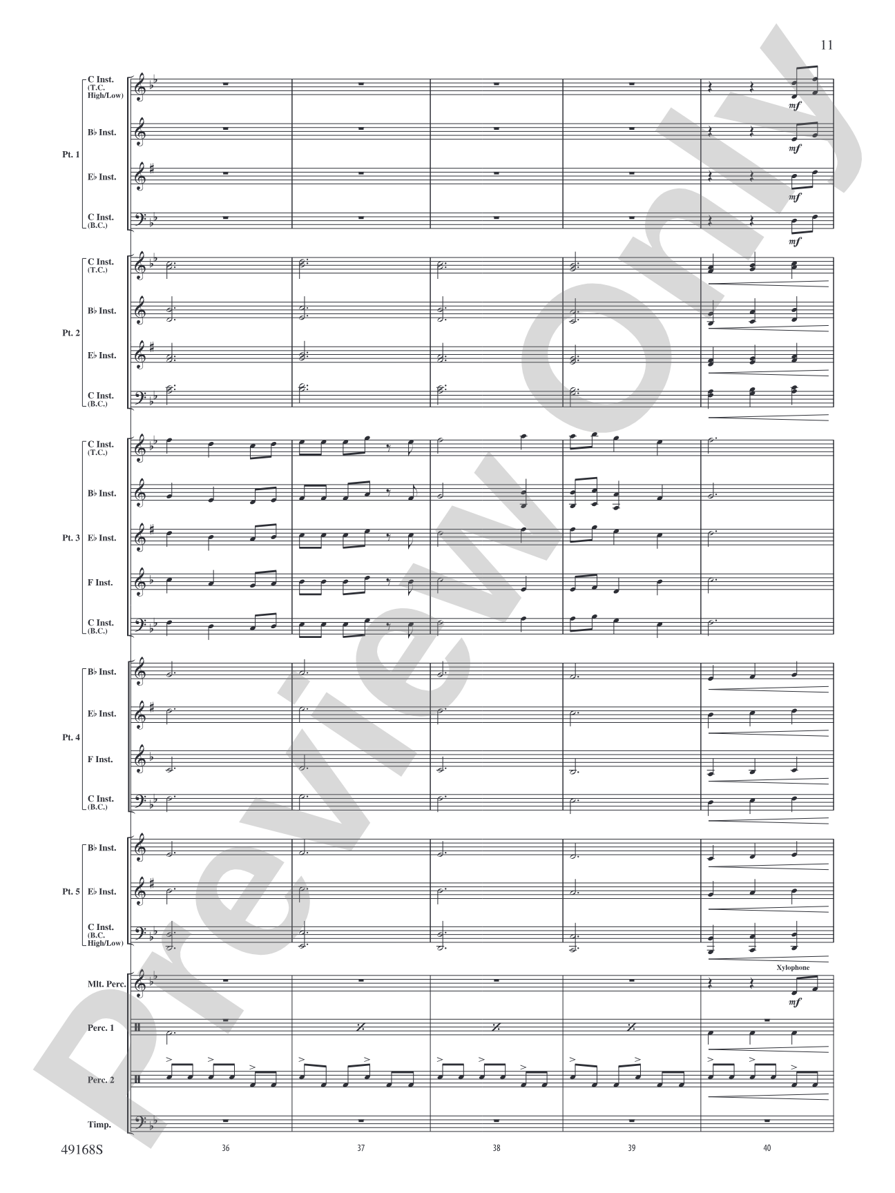 Derivations: Flexible Band/String Ensemble Score & Parts