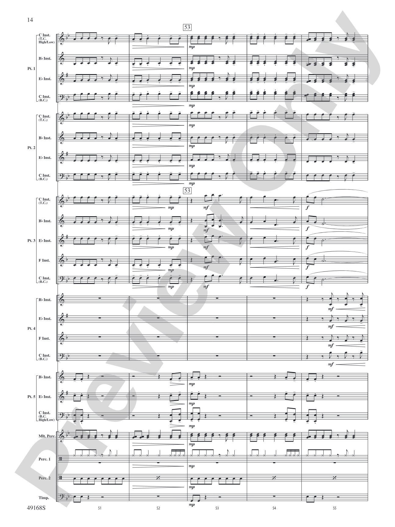 Derivations: Flexible Band/String Ensemble Score & Parts