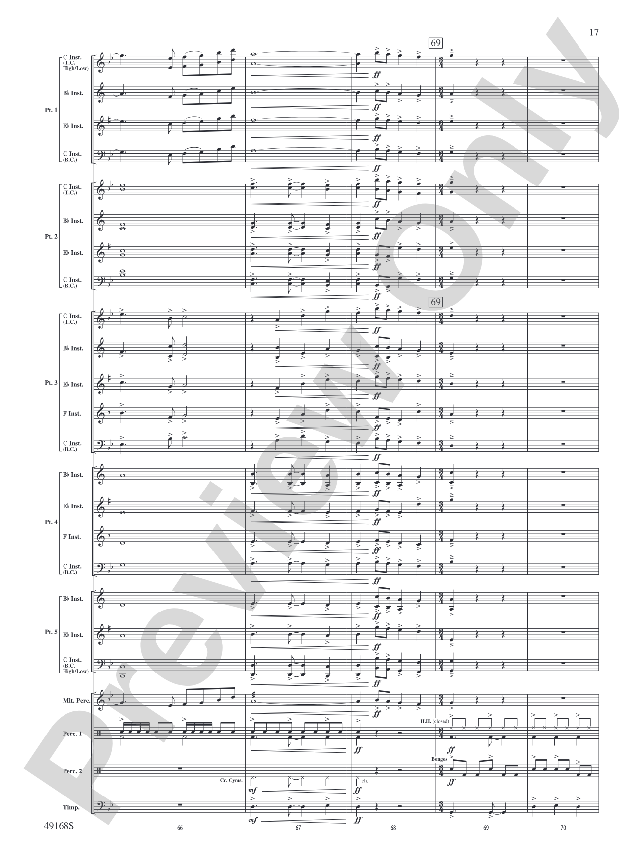 Derivations: Flexible Band/String Ensemble Score & Parts