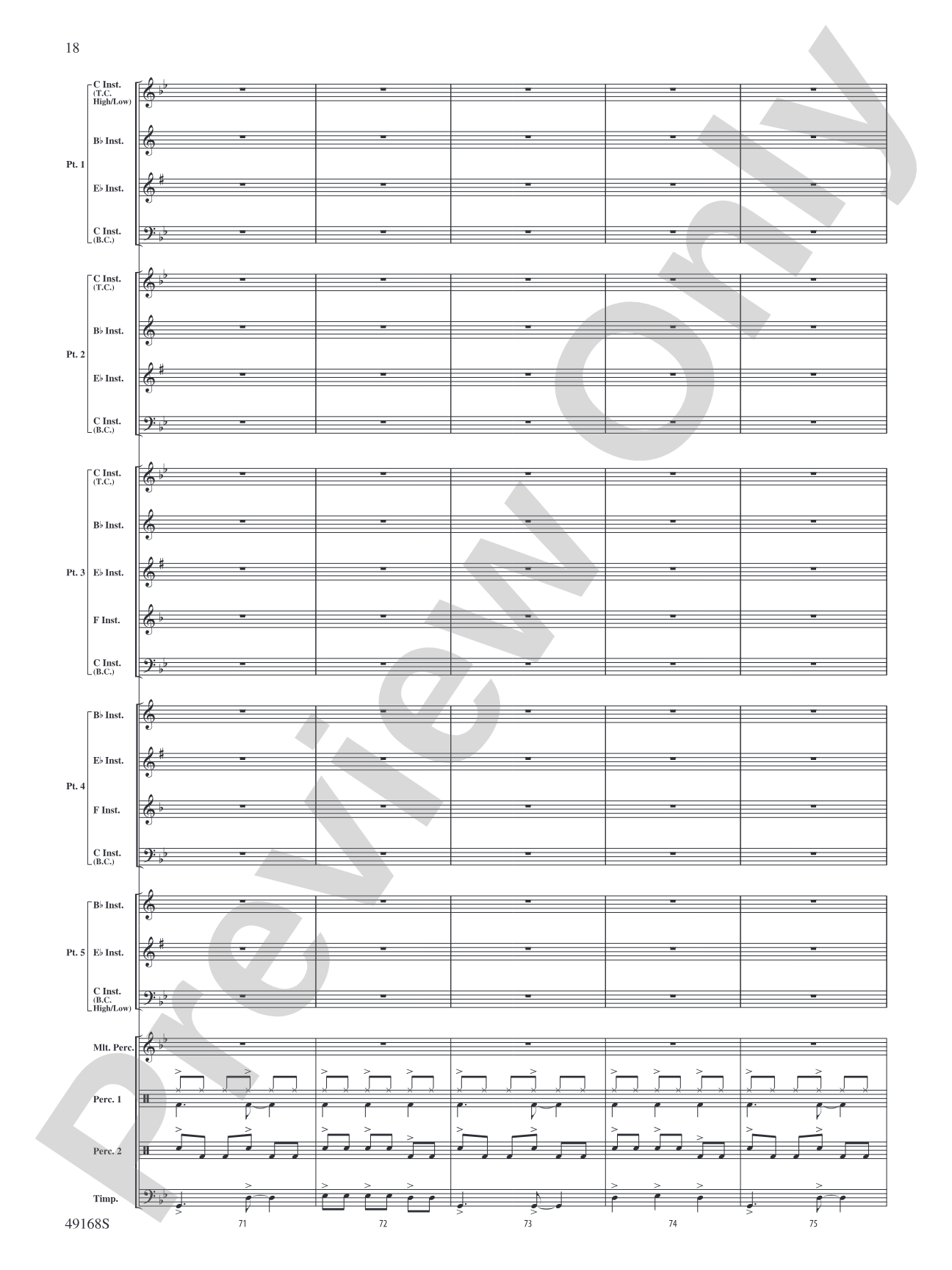 Derivations: Flexible Band/String Ensemble Score & Parts