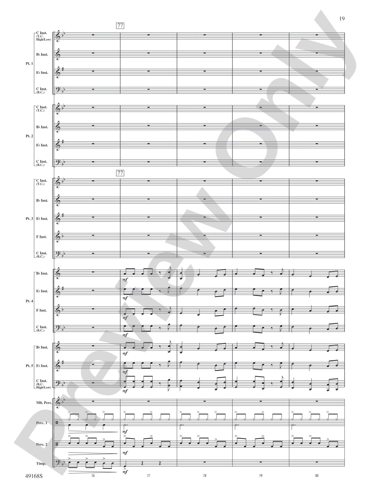 Derivations: Flexible Band/String Ensemble Score & Parts