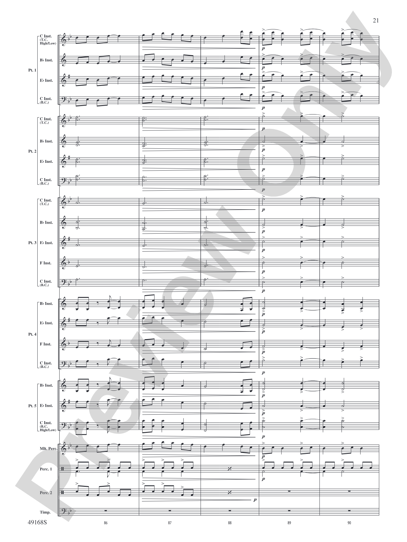 Derivations: Flexible Band/String Ensemble Score & Parts