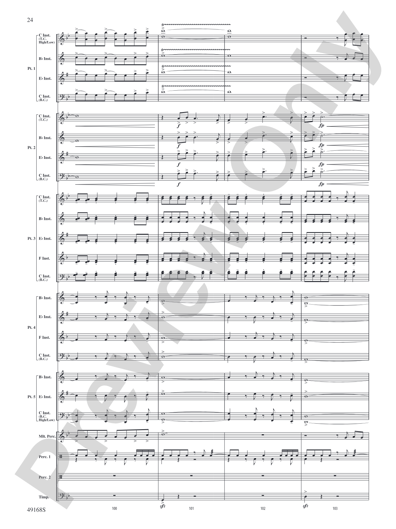 Derivations: Flexible Band/String Ensemble Score & Parts