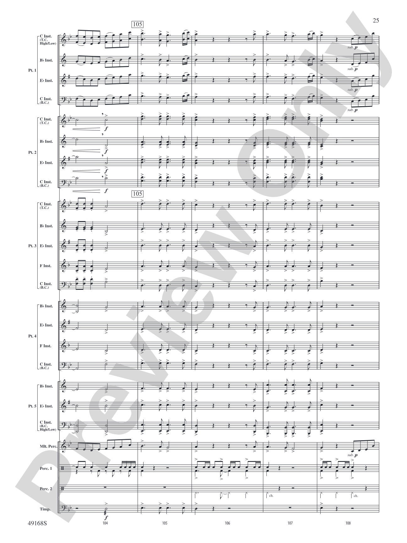 Derivations: Flexible Band/String Ensemble Score & Parts
