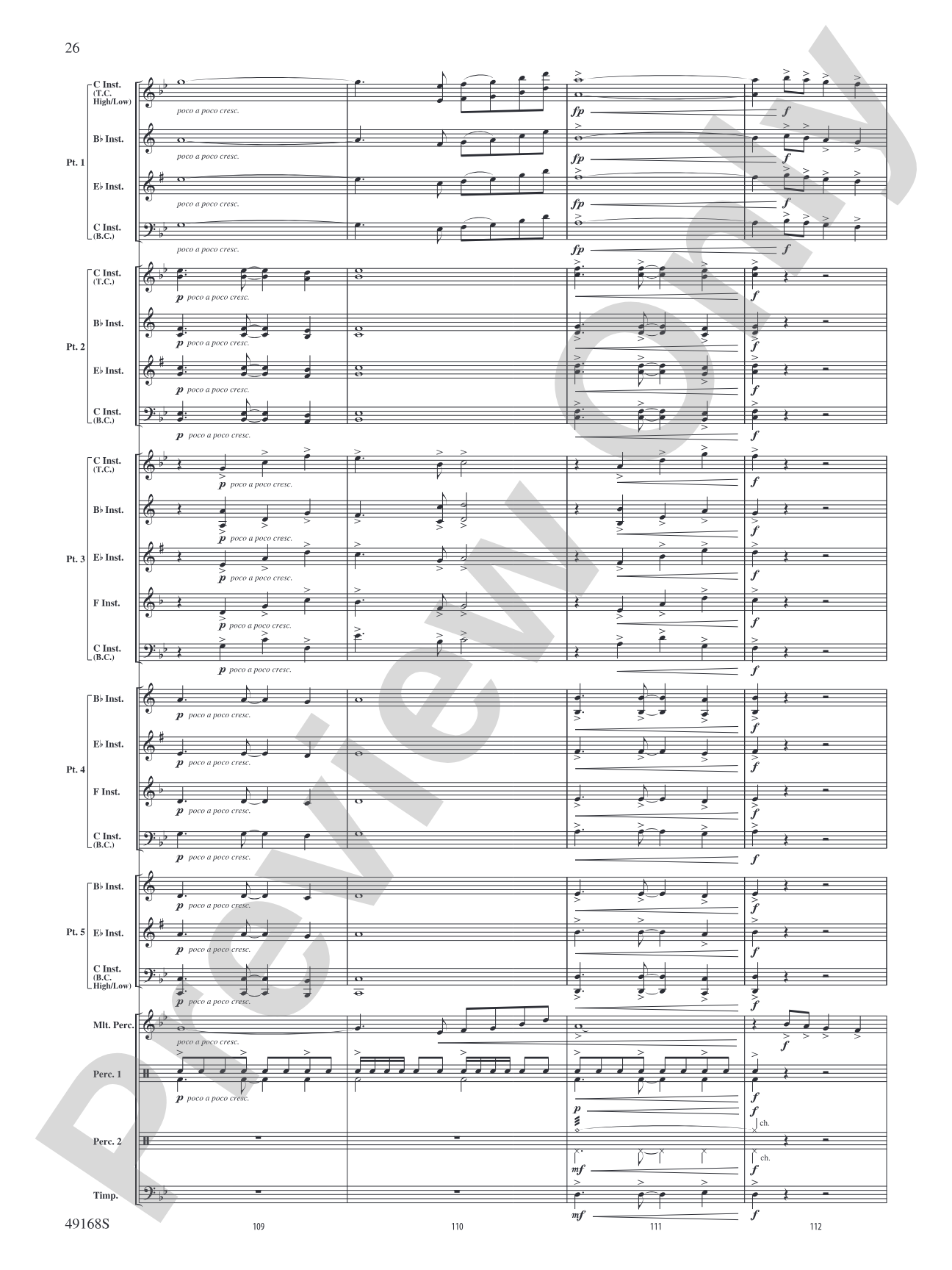 Derivations: Flexible Band/String Ensemble Score & Parts