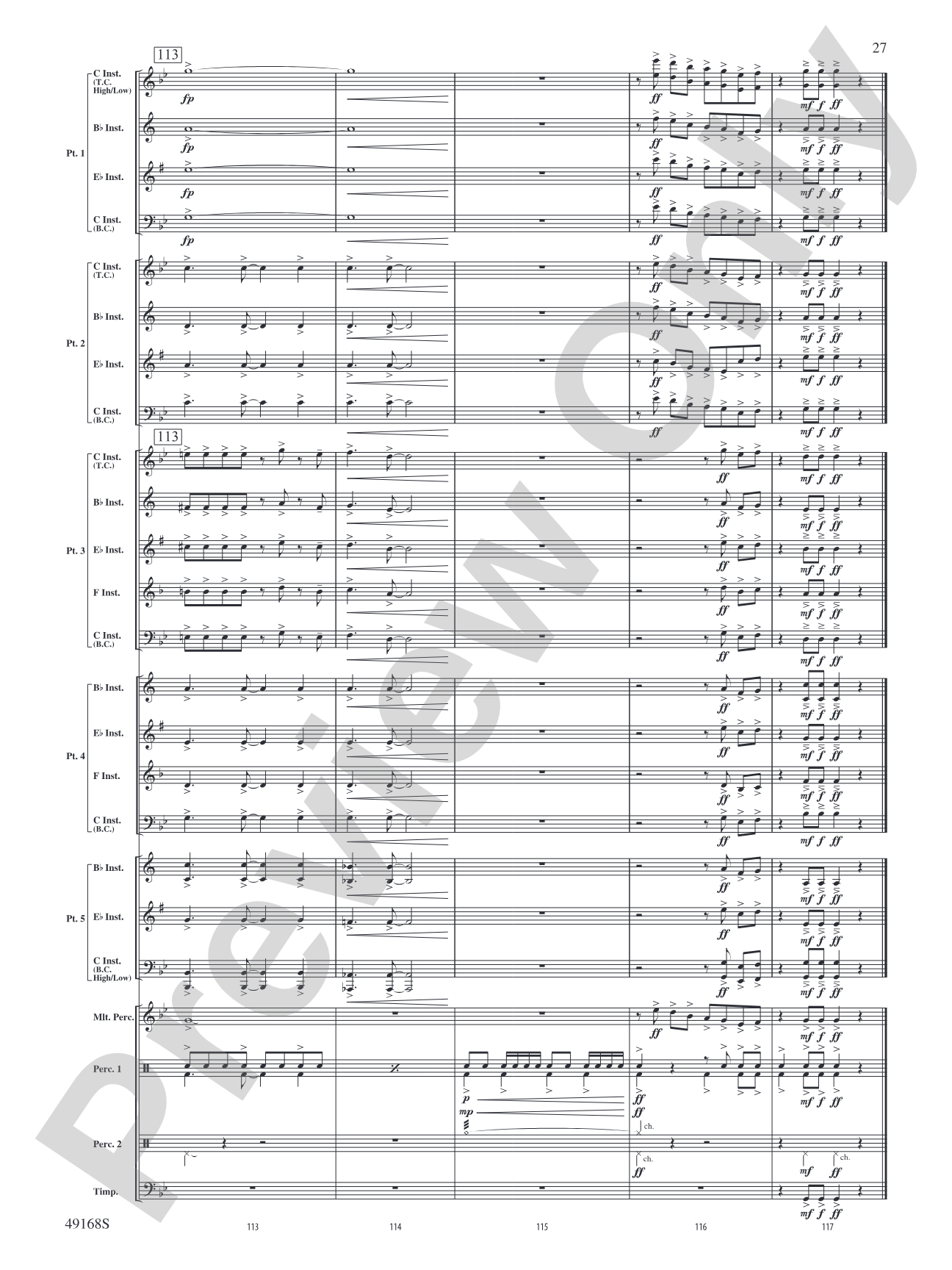 Derivations: Flexible Band/String Ensemble Score & Parts