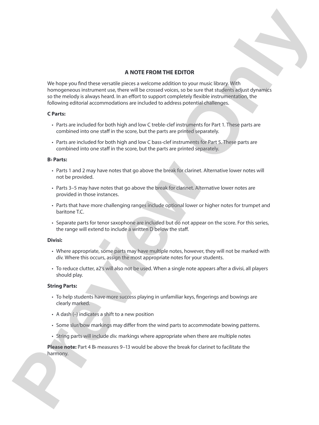 Derivations: Flexible Band/String Ensemble Score & Parts
