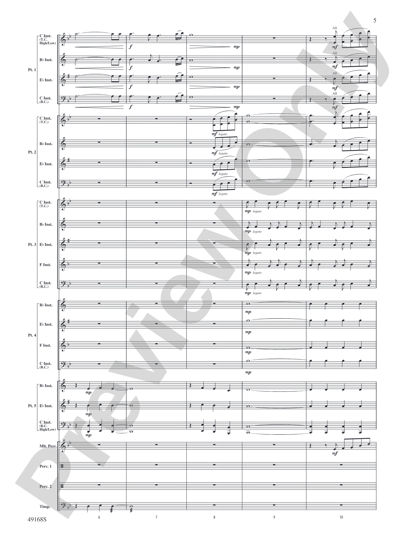 Derivations: Flexible Band/String Ensemble Score & Parts