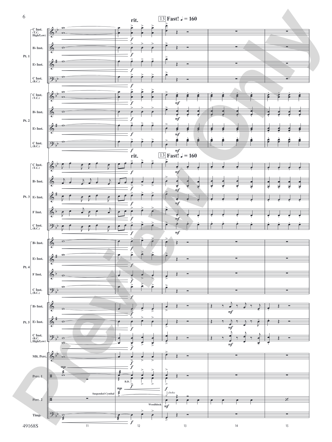 Derivations: Flexible Band/String Ensemble Score & Parts