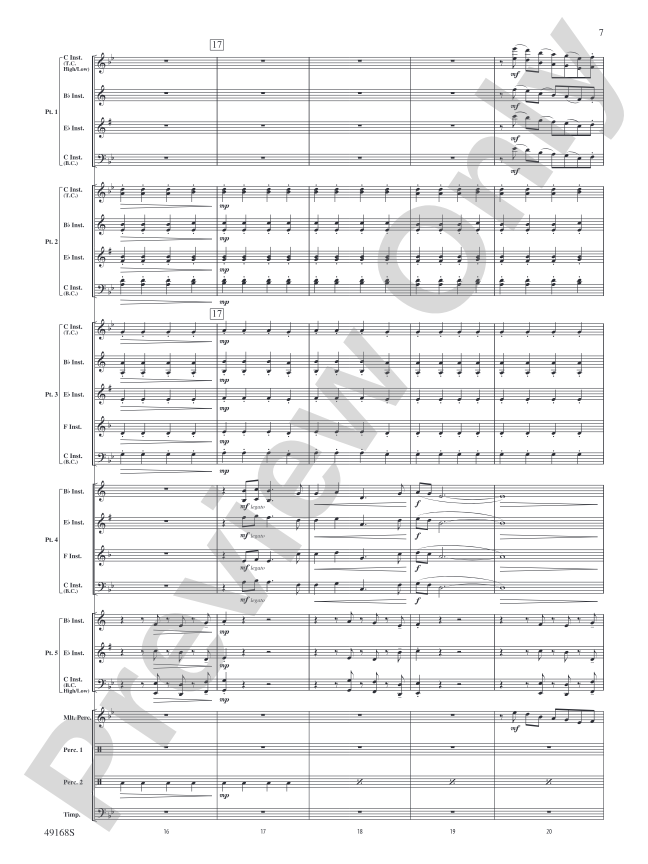 Derivations: Flexible Band/String Ensemble Score & Parts