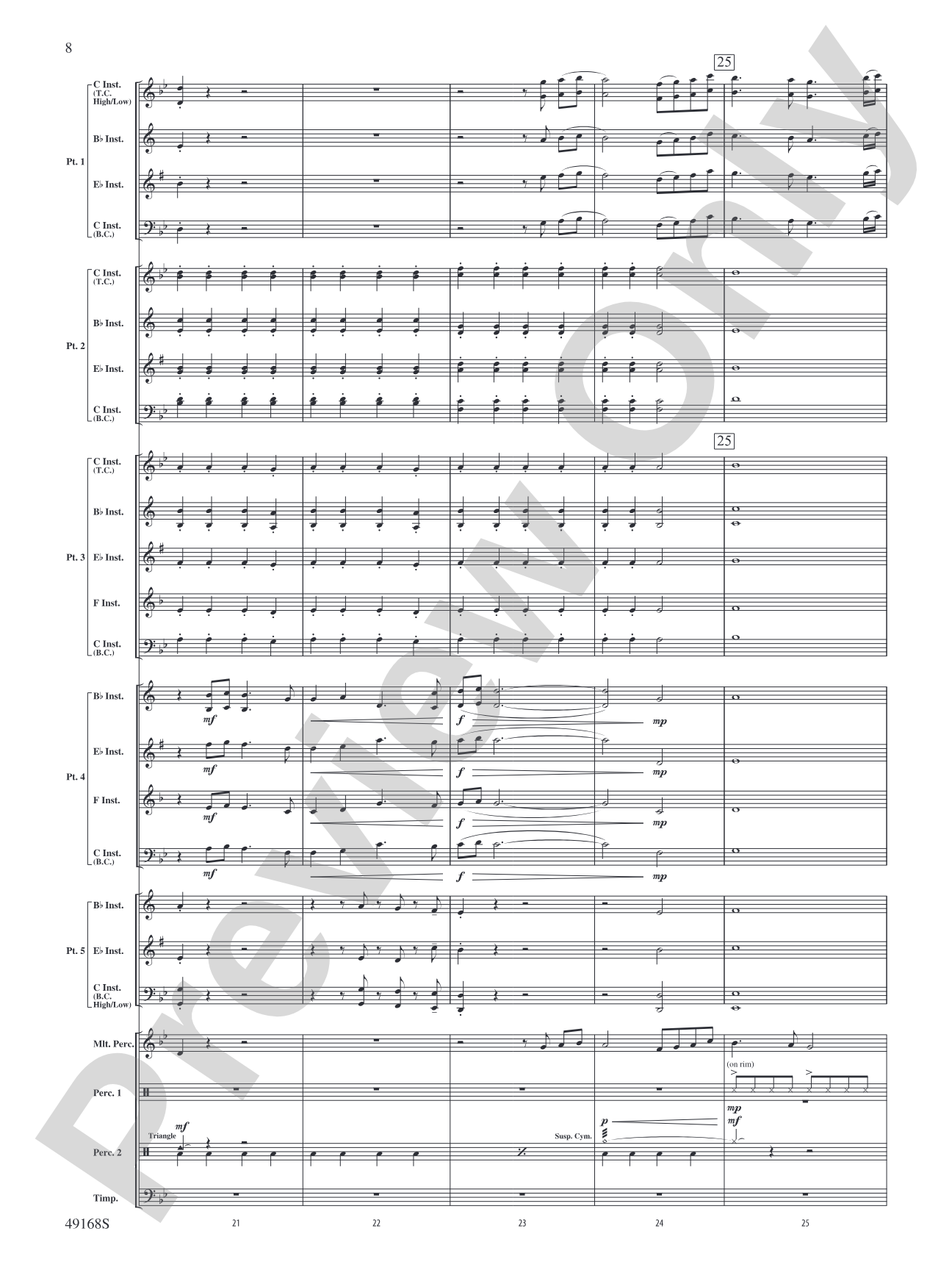 Derivations: Flexible Band/String Ensemble Score & Parts