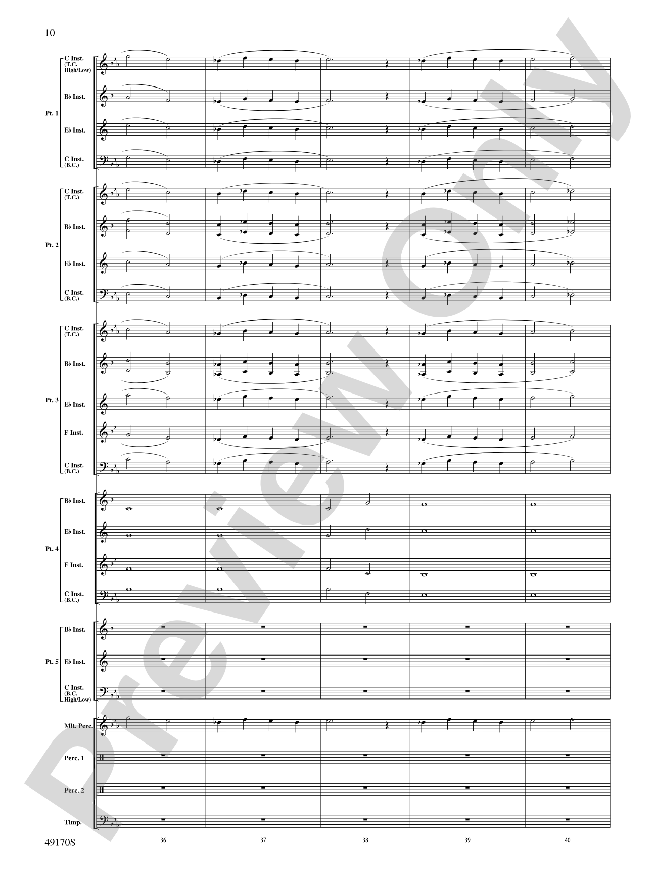 Astronomica: Flexible Band/String Ensemble Score & Parts
