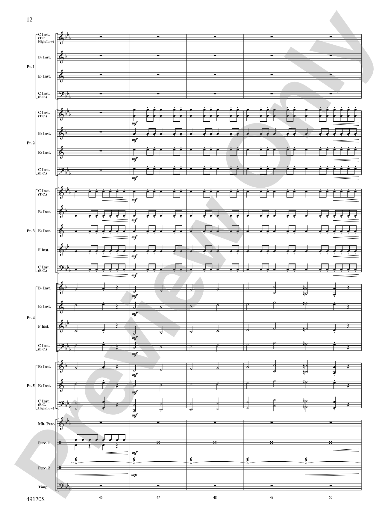 Astronomica: Flexible Band/String Ensemble Score & Parts