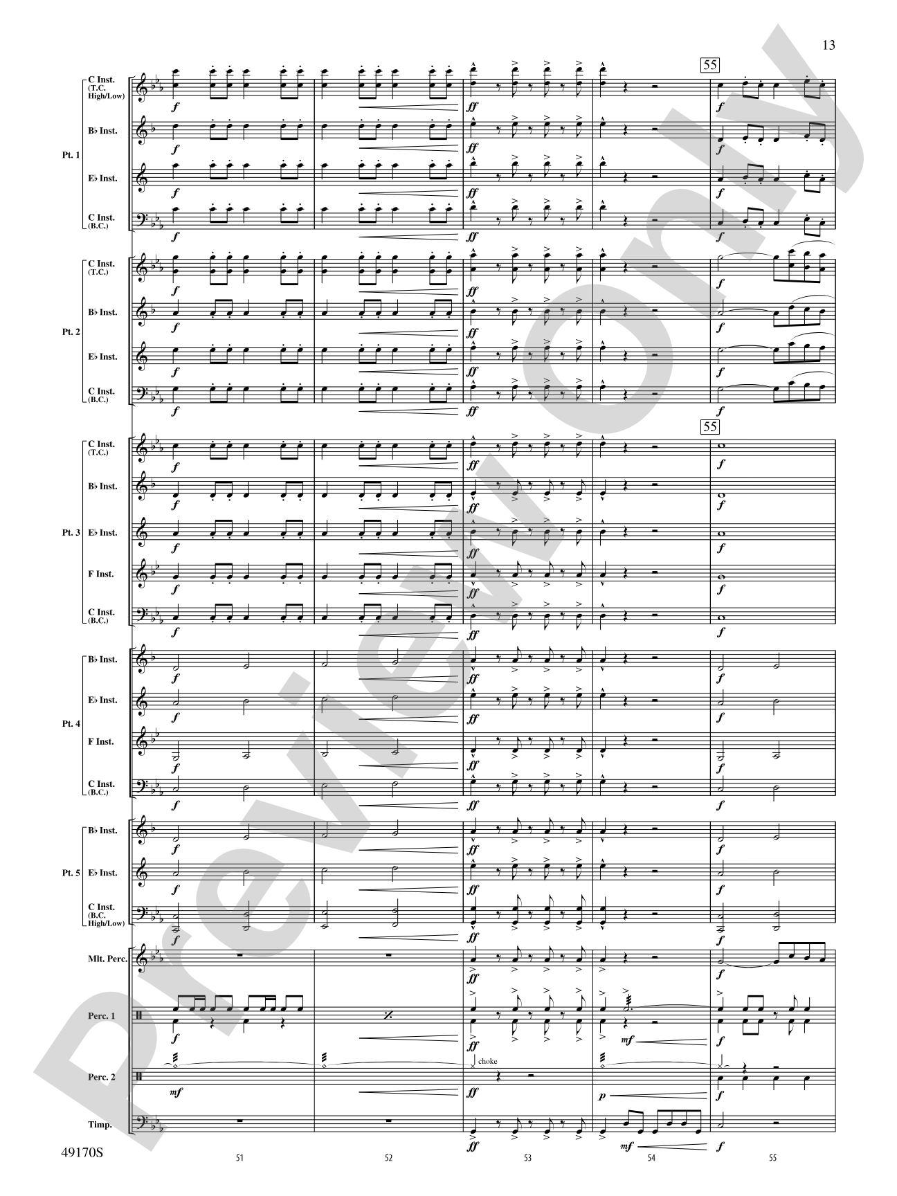 Astronomica: Flexible Band/String Ensemble Score & Parts