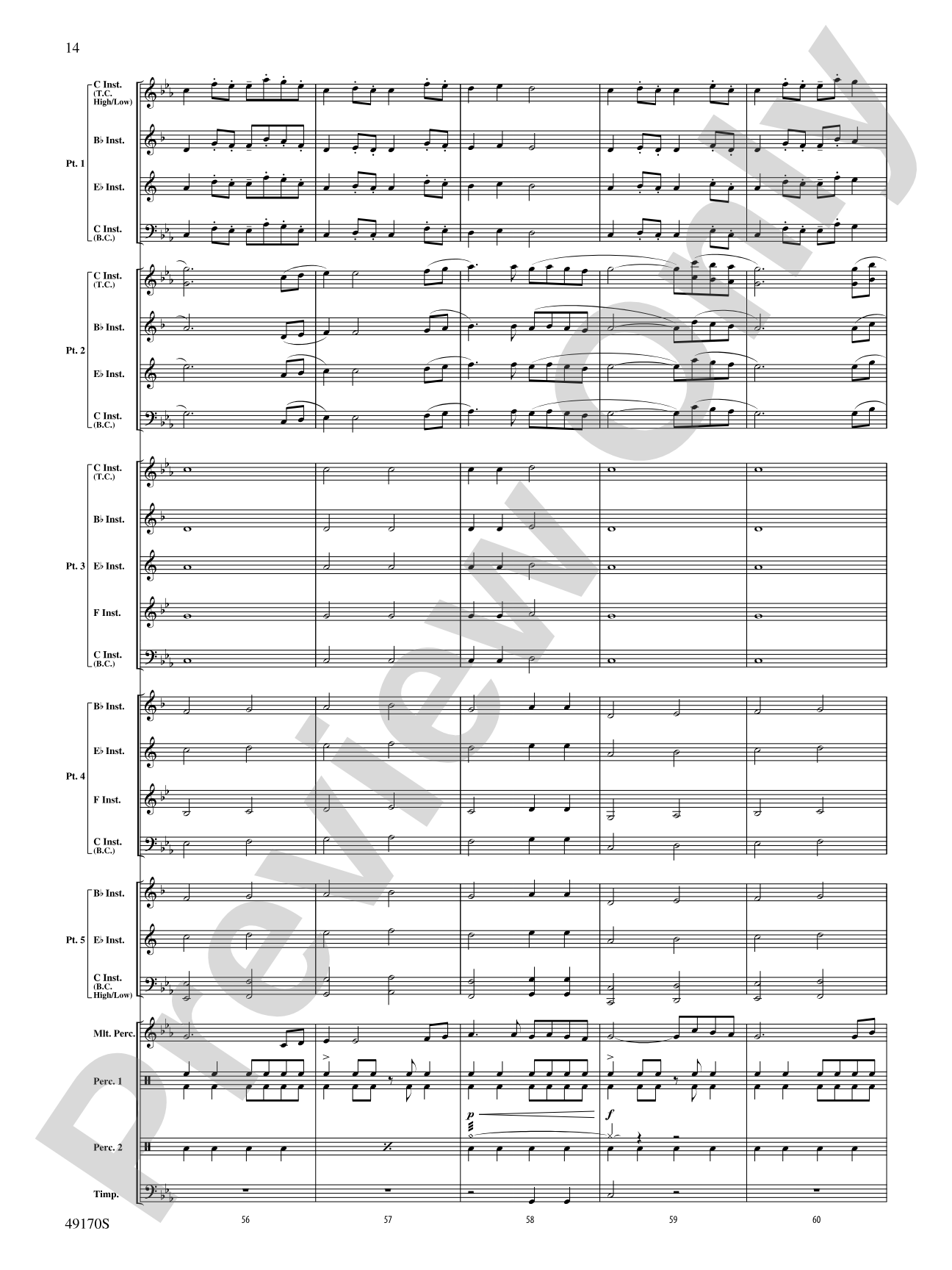 Astronomica: Flexible Band/String Ensemble Score & Parts