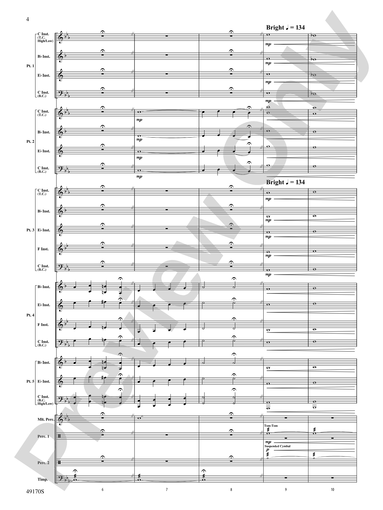 Astronomica: Flexible Band/String Ensemble Score & Parts